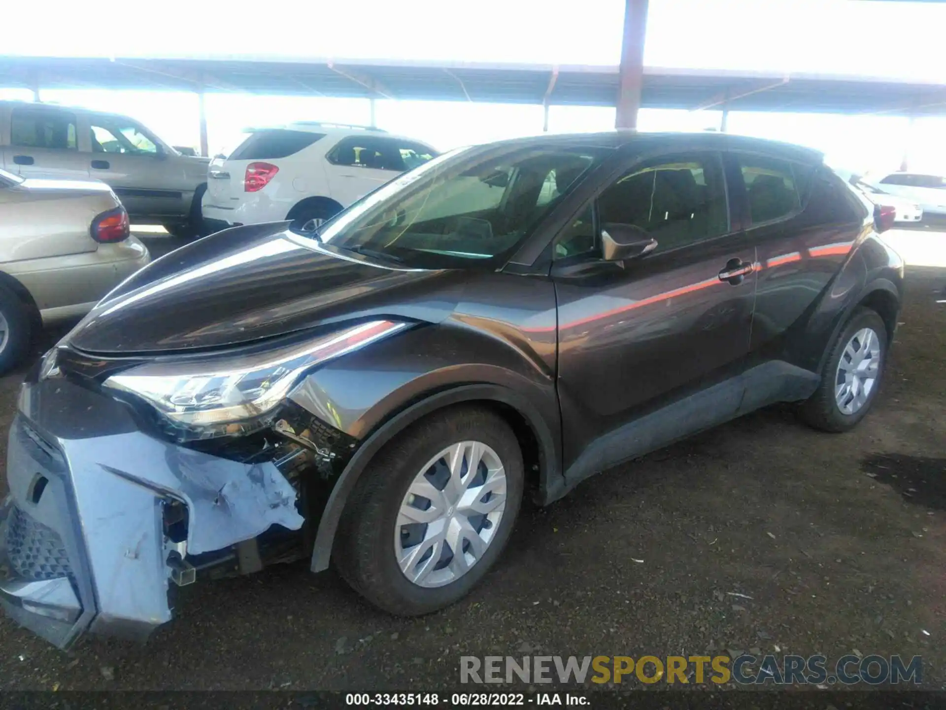 2 Photograph of a damaged car JTNKHMBX0M1099031 TOYOTA C-HR 2021