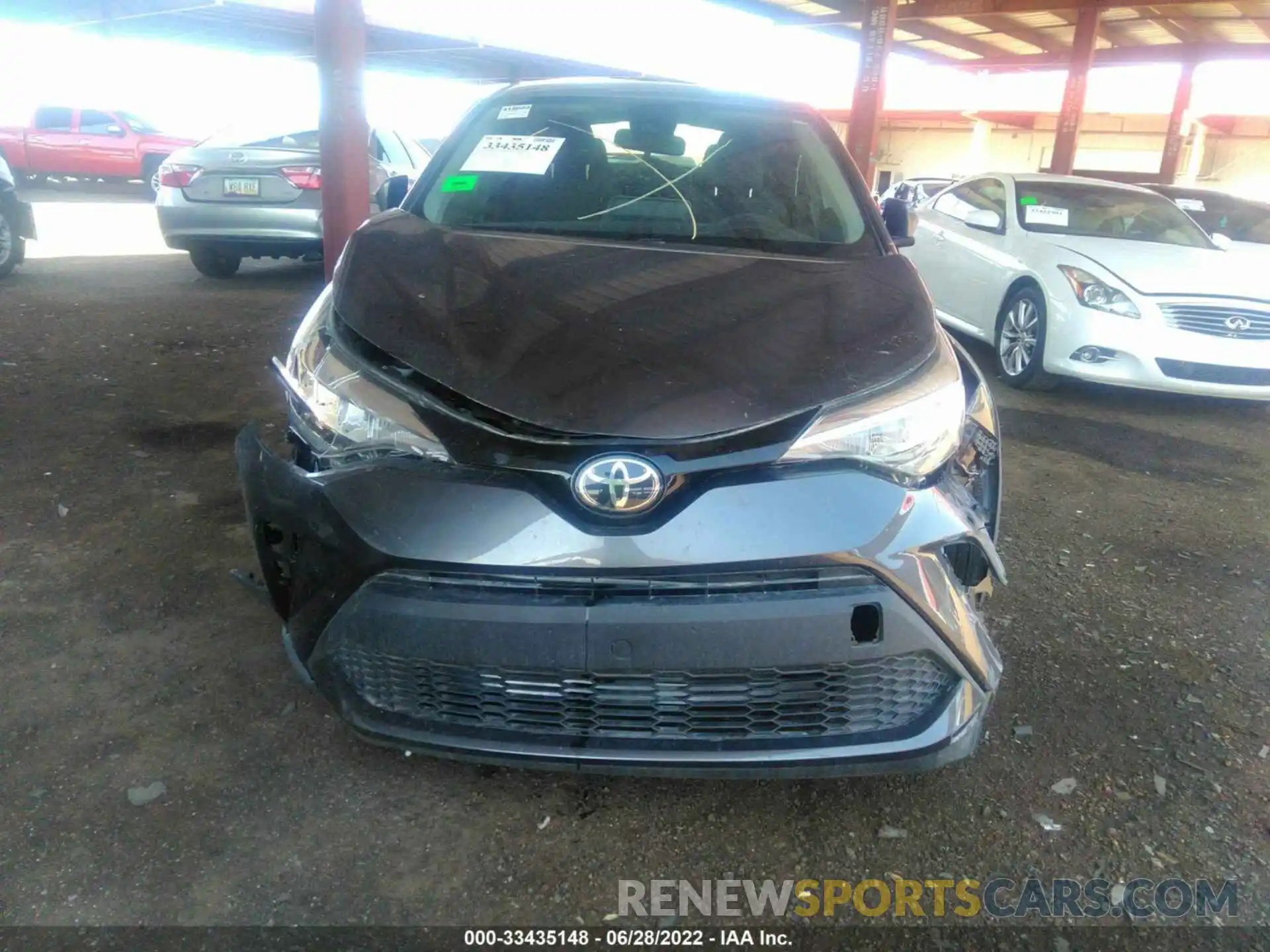 6 Photograph of a damaged car JTNKHMBX0M1099031 TOYOTA C-HR 2021