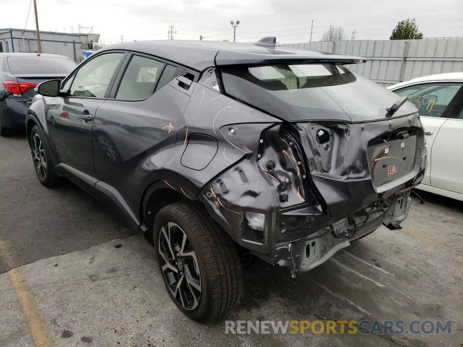 3 Photograph of a damaged car JTNKHMBX0M1100436 TOYOTA C-HR 2021