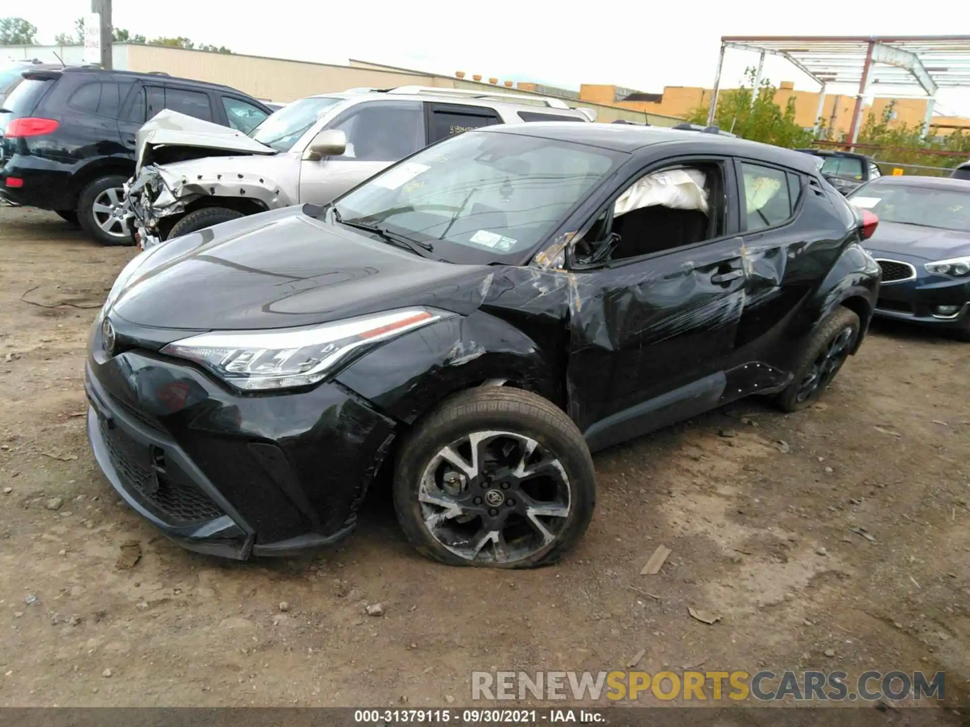 2 Photograph of a damaged car JTNKHMBX0M1103336 TOYOTA C-HR 2021