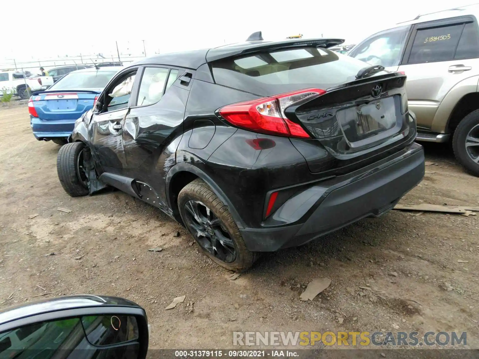 3 Photograph of a damaged car JTNKHMBX0M1103336 TOYOTA C-HR 2021