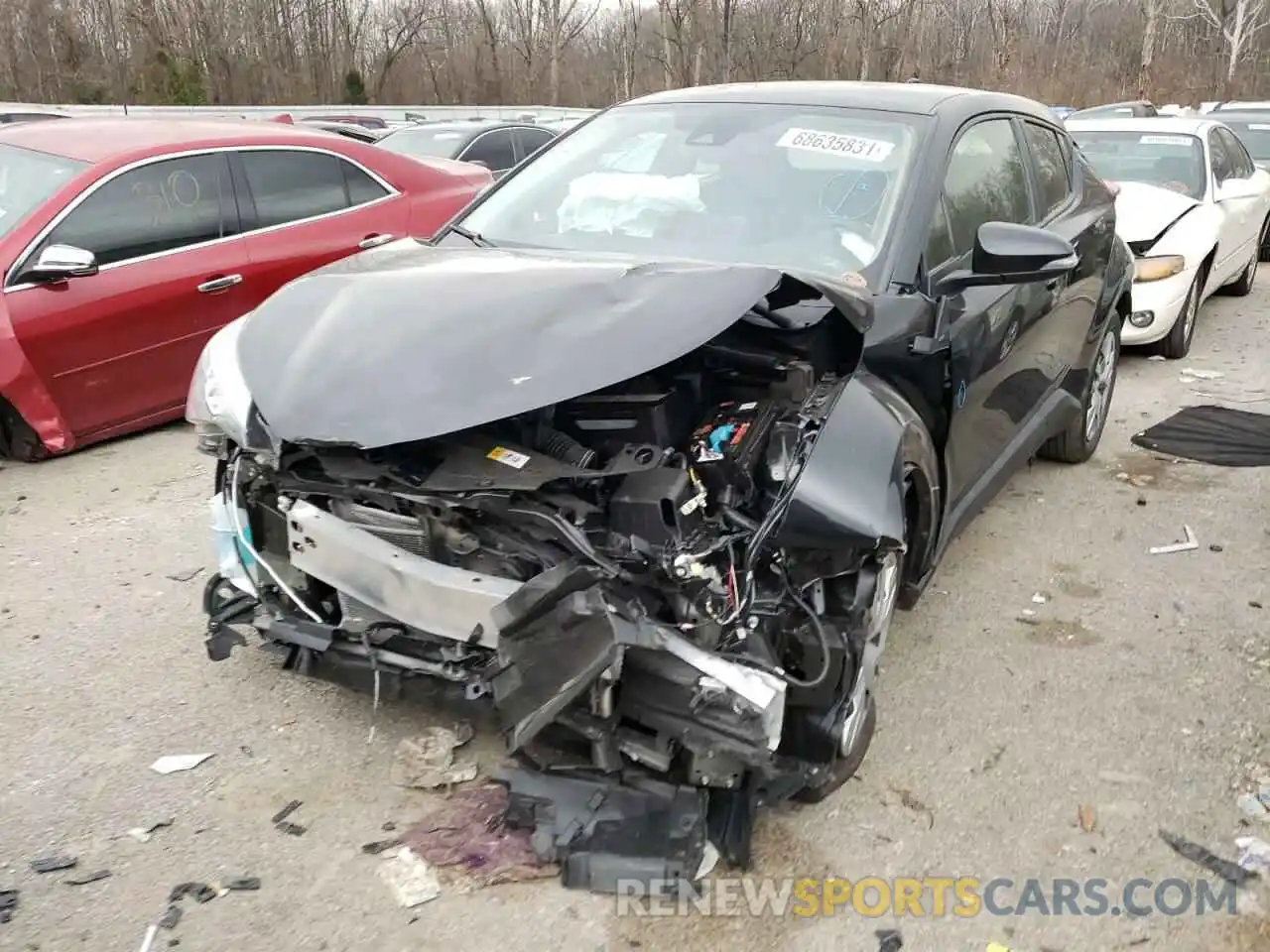 2 Photograph of a damaged car JTNKHMBX0M1103384 TOYOTA C-HR 2021