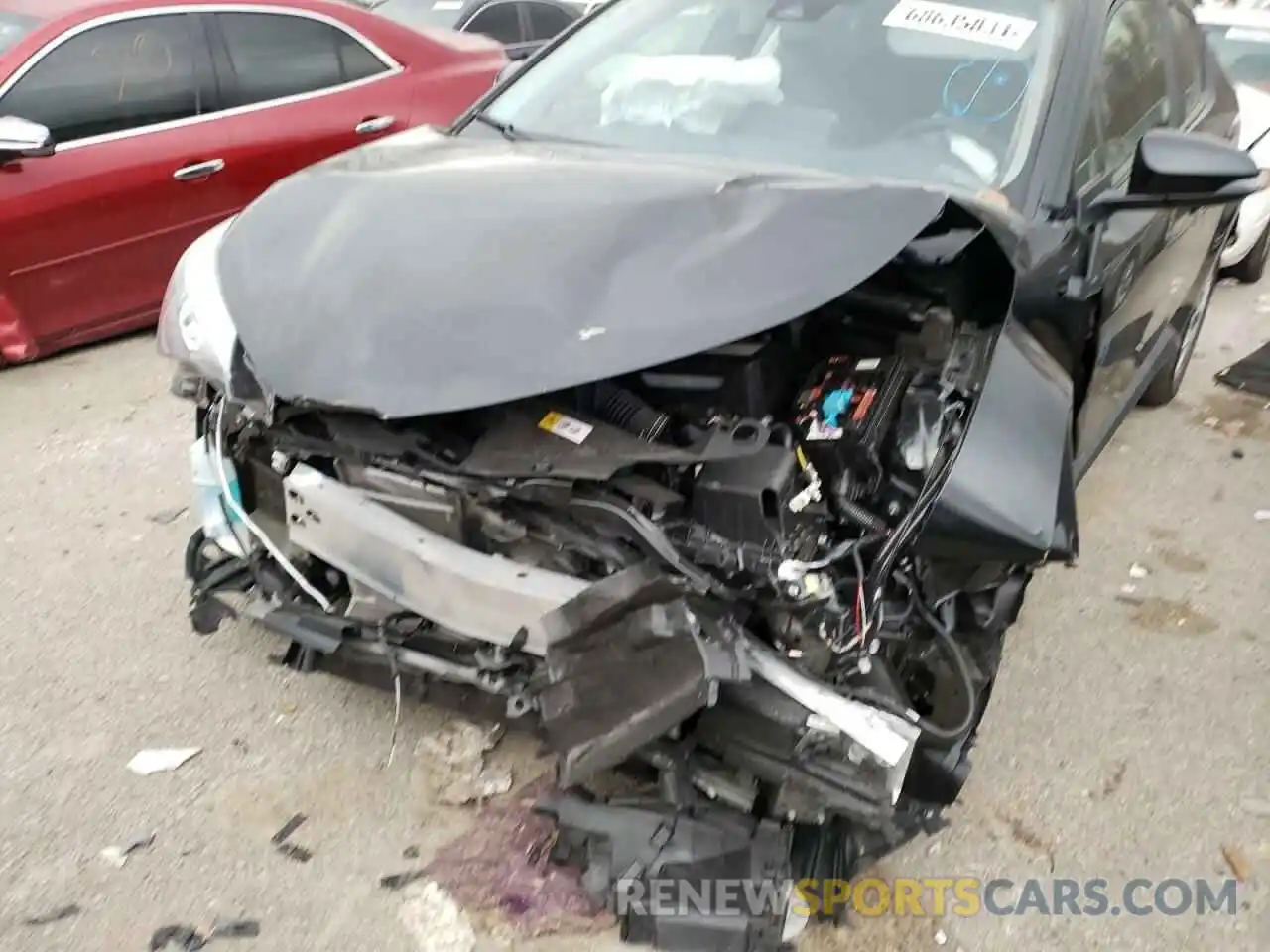 9 Photograph of a damaged car JTNKHMBX0M1103384 TOYOTA C-HR 2021