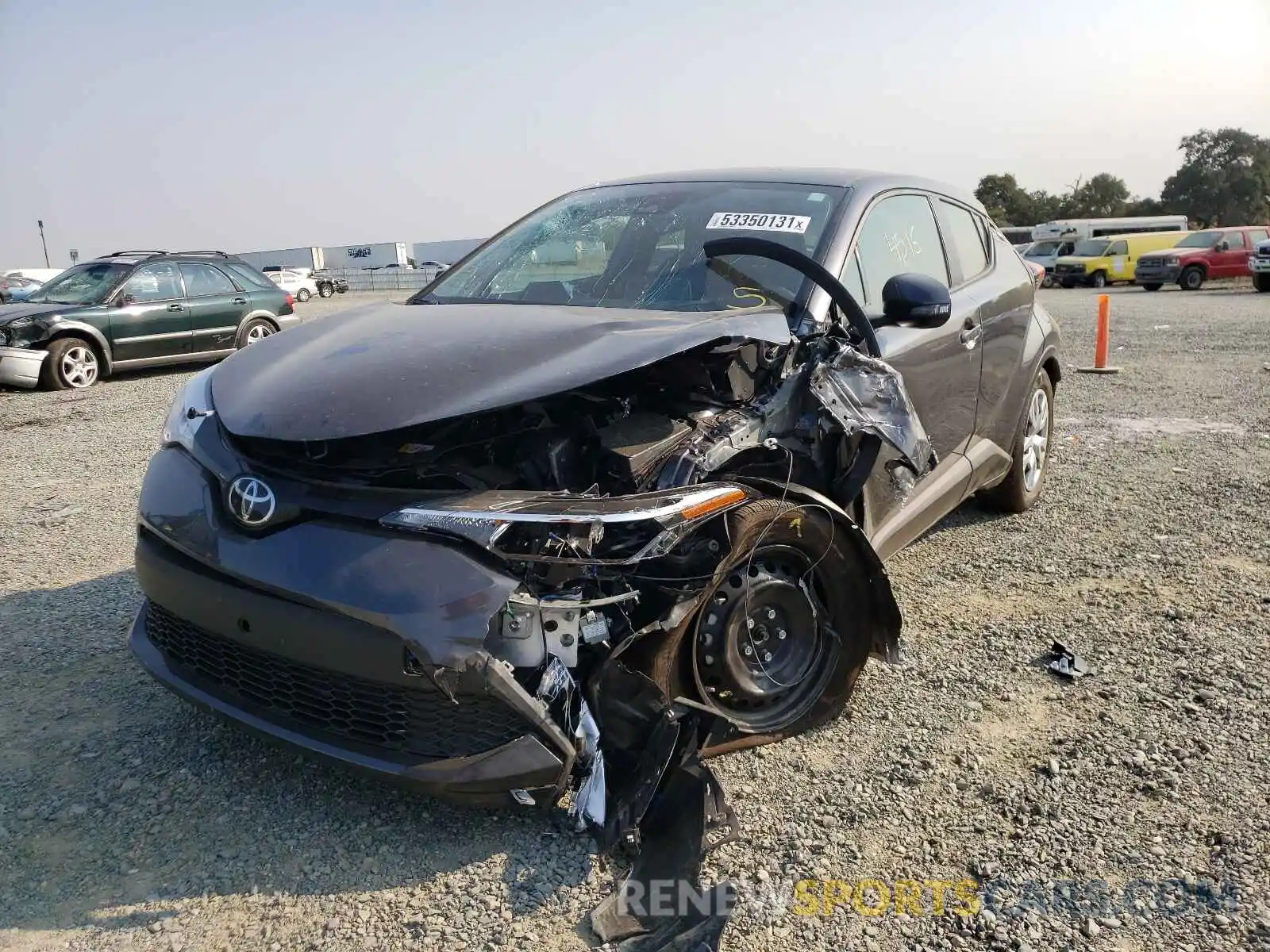 2 Photograph of a damaged car JTNKHMBX0M1104681 TOYOTA C-HR 2021