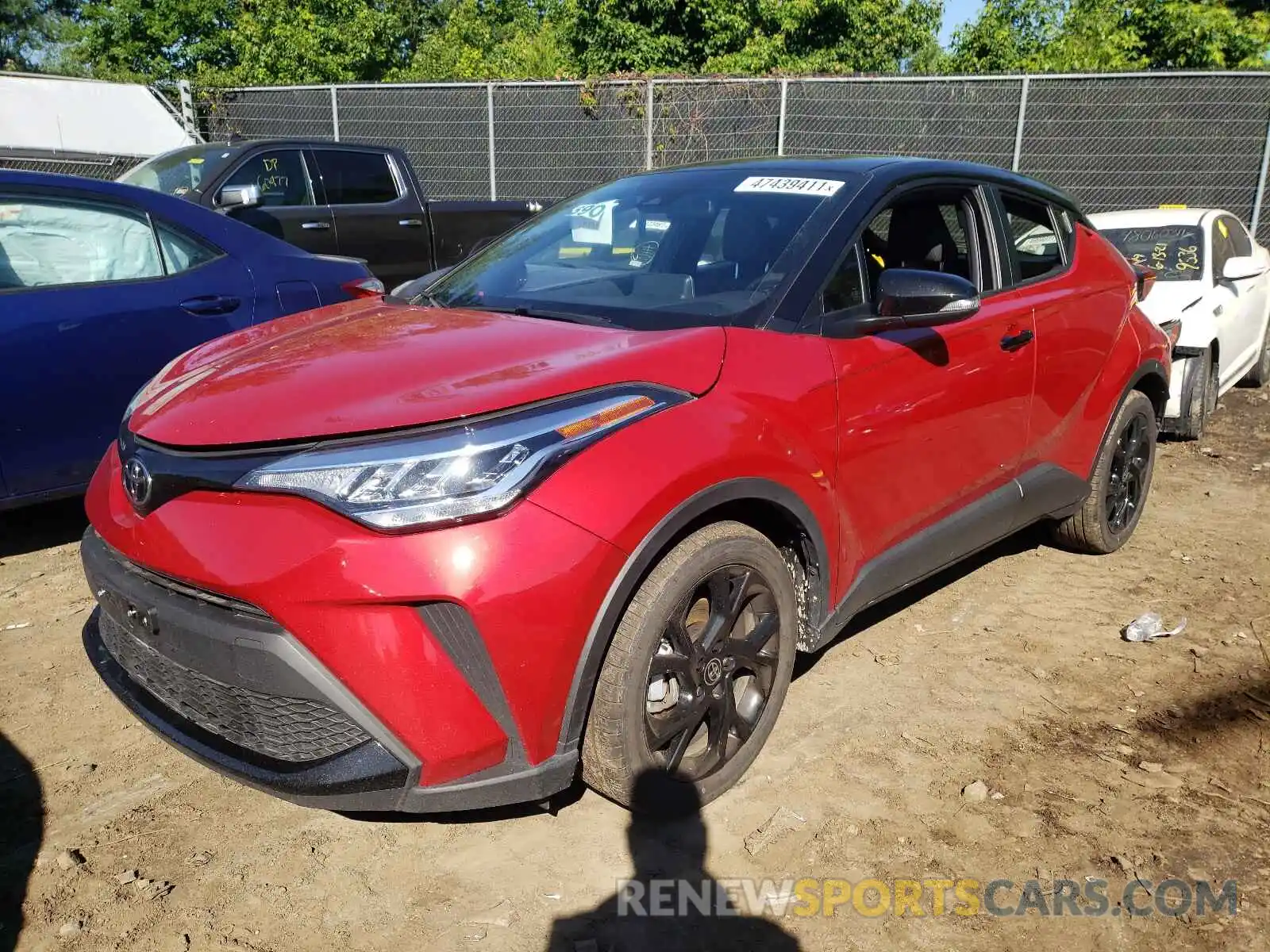 2 Photograph of a damaged car JTNKHMBX0M1105491 TOYOTA C-HR 2021