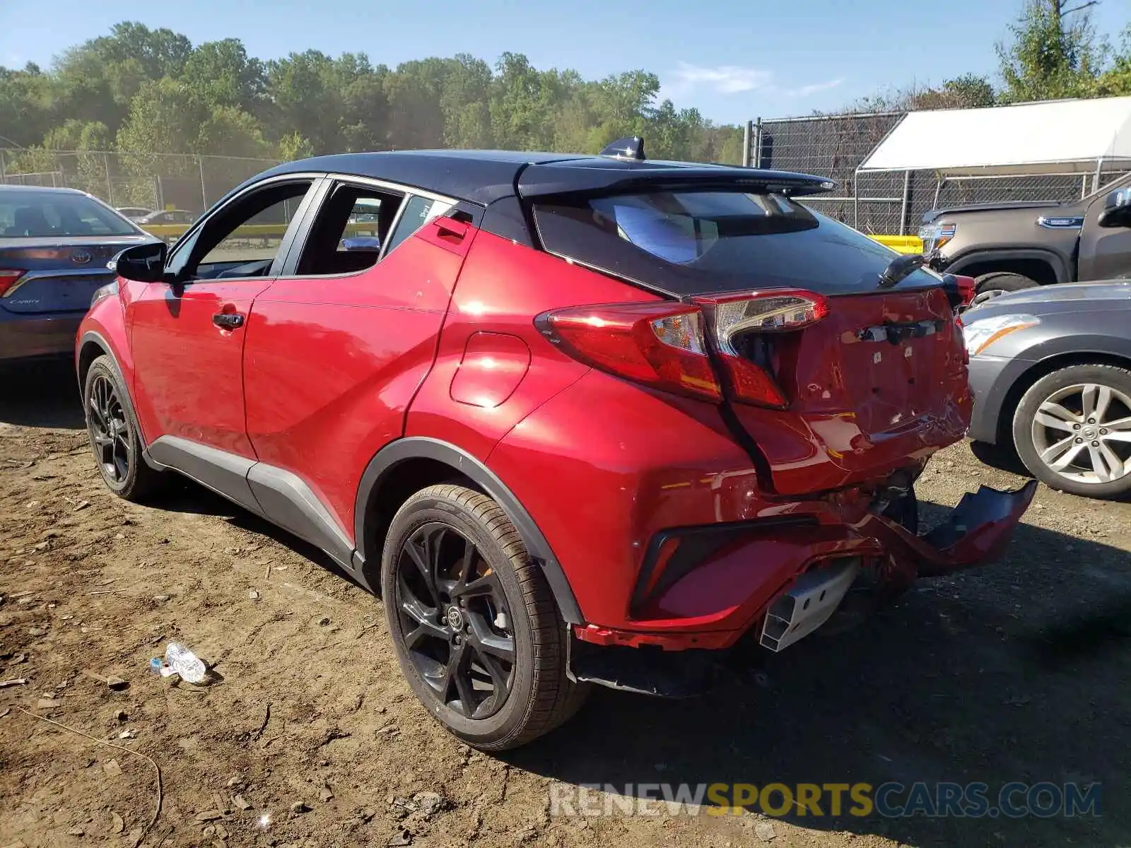 3 Photograph of a damaged car JTNKHMBX0M1105491 TOYOTA C-HR 2021