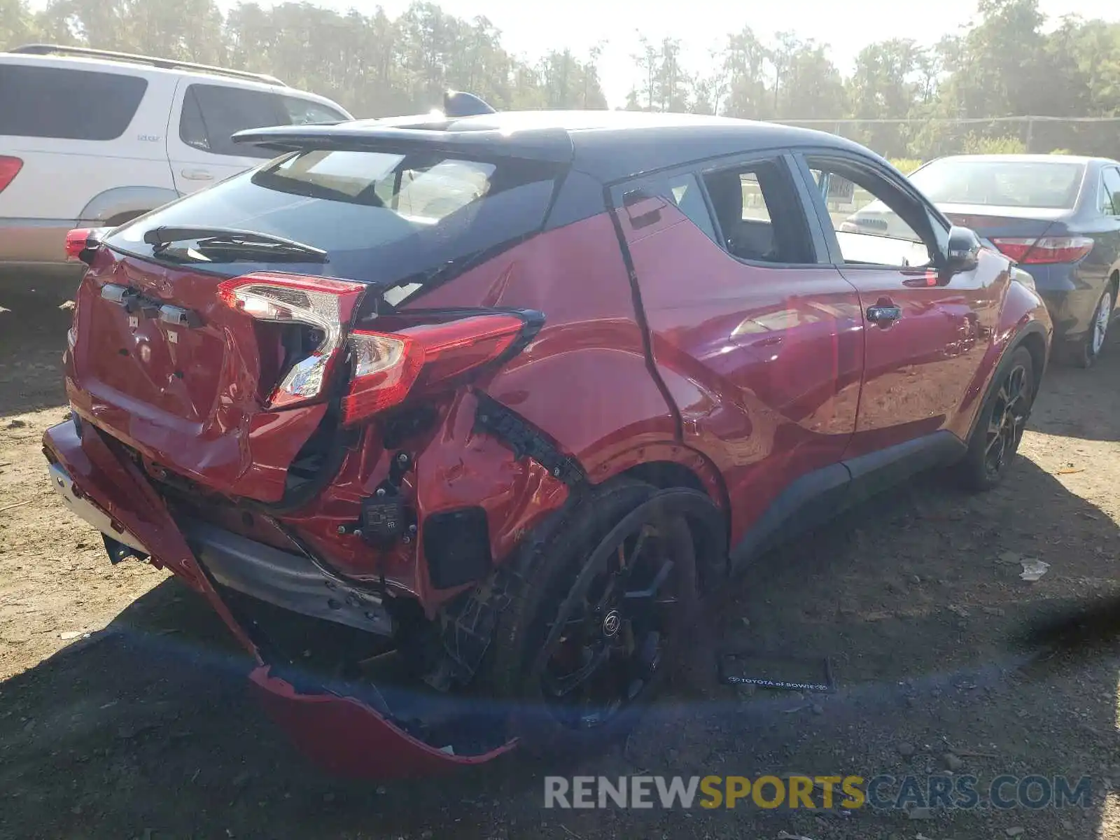 4 Photograph of a damaged car JTNKHMBX0M1105491 TOYOTA C-HR 2021