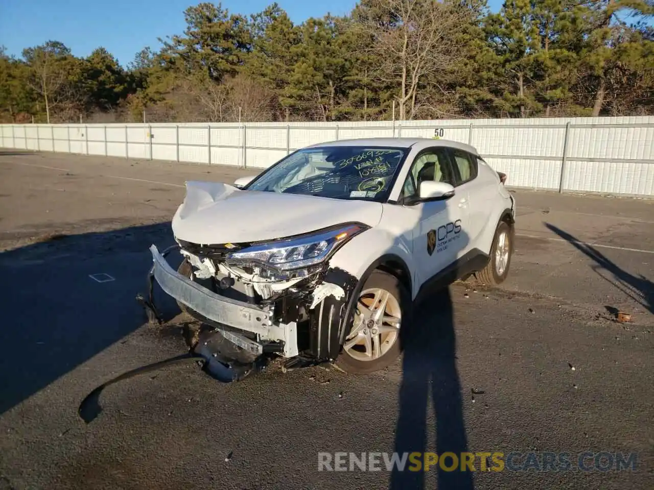 2 Photograph of a damaged car JTNKHMBX0M1108181 TOYOTA C-HR 2021