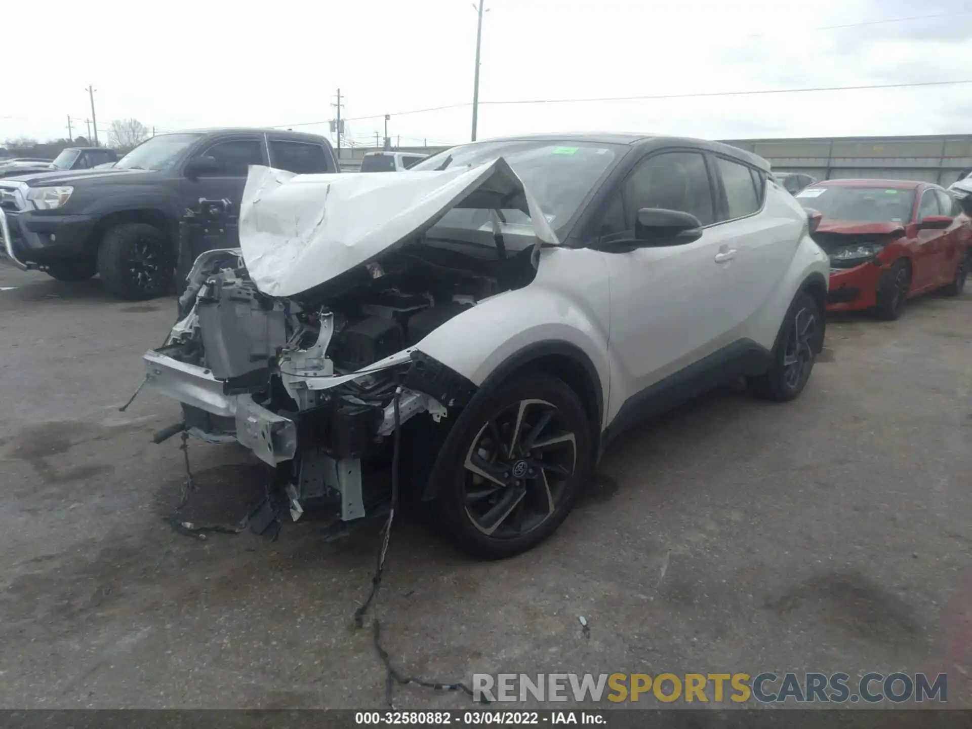 2 Photograph of a damaged car JTNKHMBX0M1108407 TOYOTA C-HR 2021