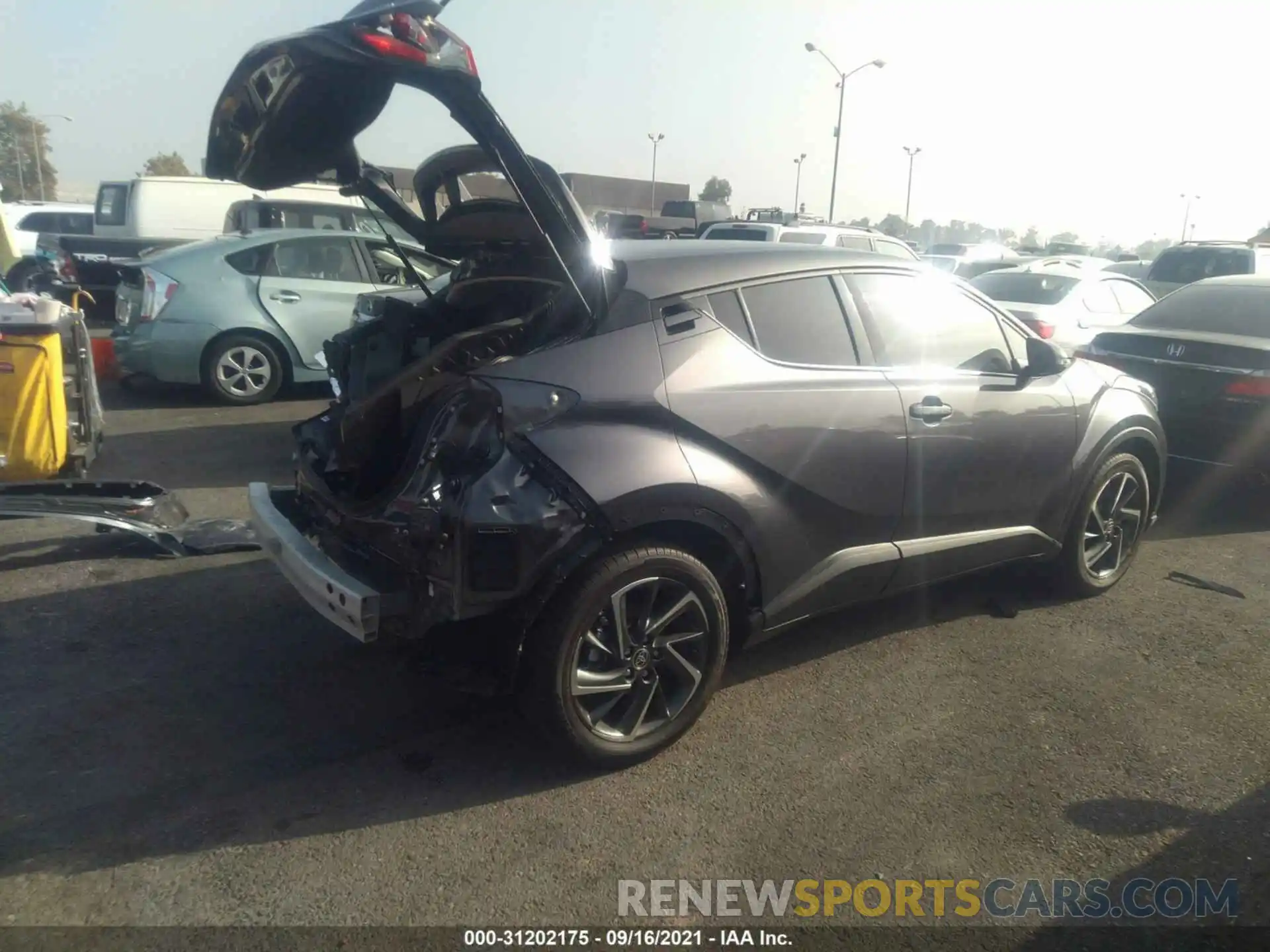 4 Photograph of a damaged car JTNKHMBX0M1108469 TOYOTA C-HR 2021