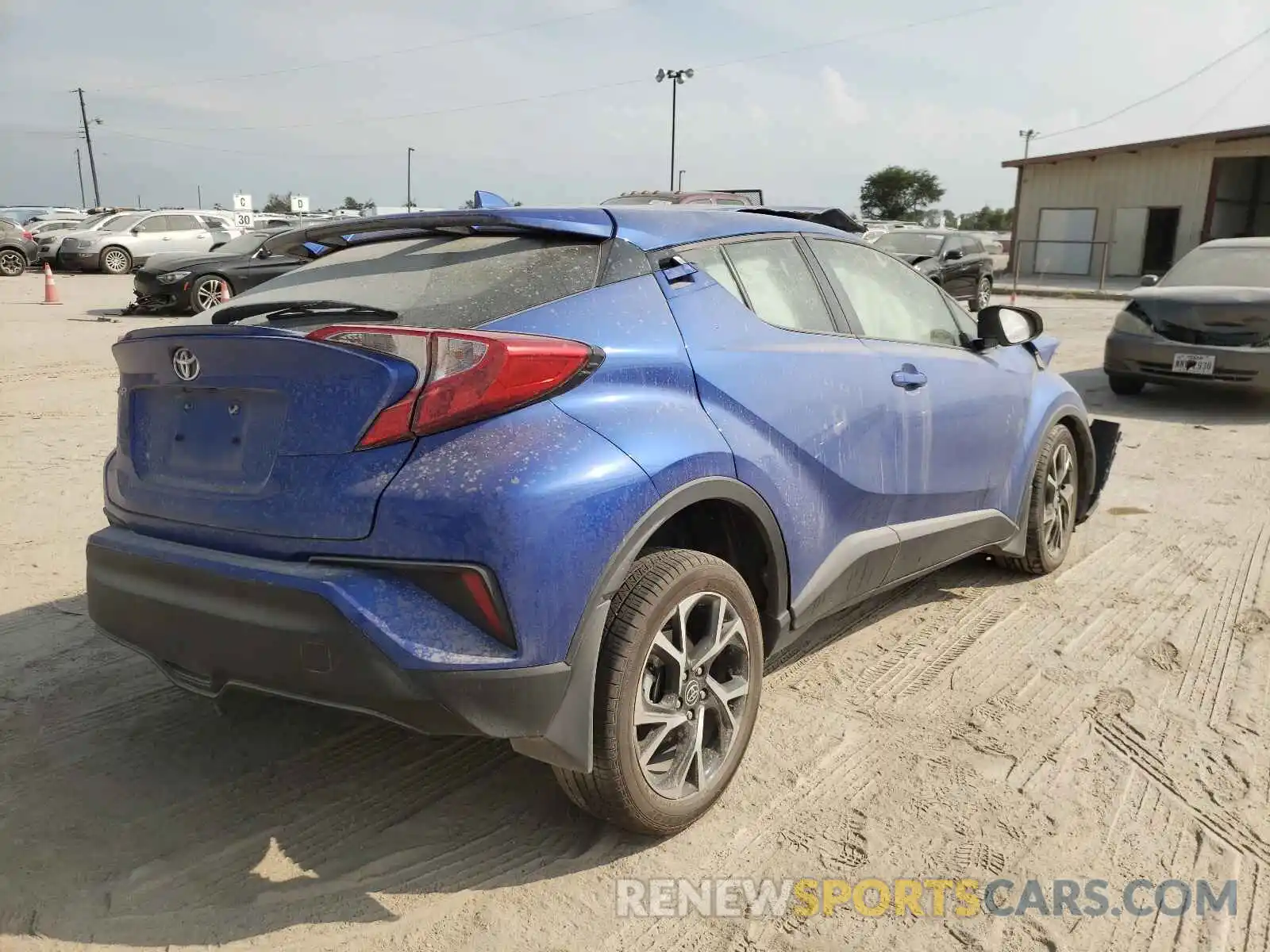 4 Photograph of a damaged car JTNKHMBX0M1110156 TOYOTA C-HR 2021