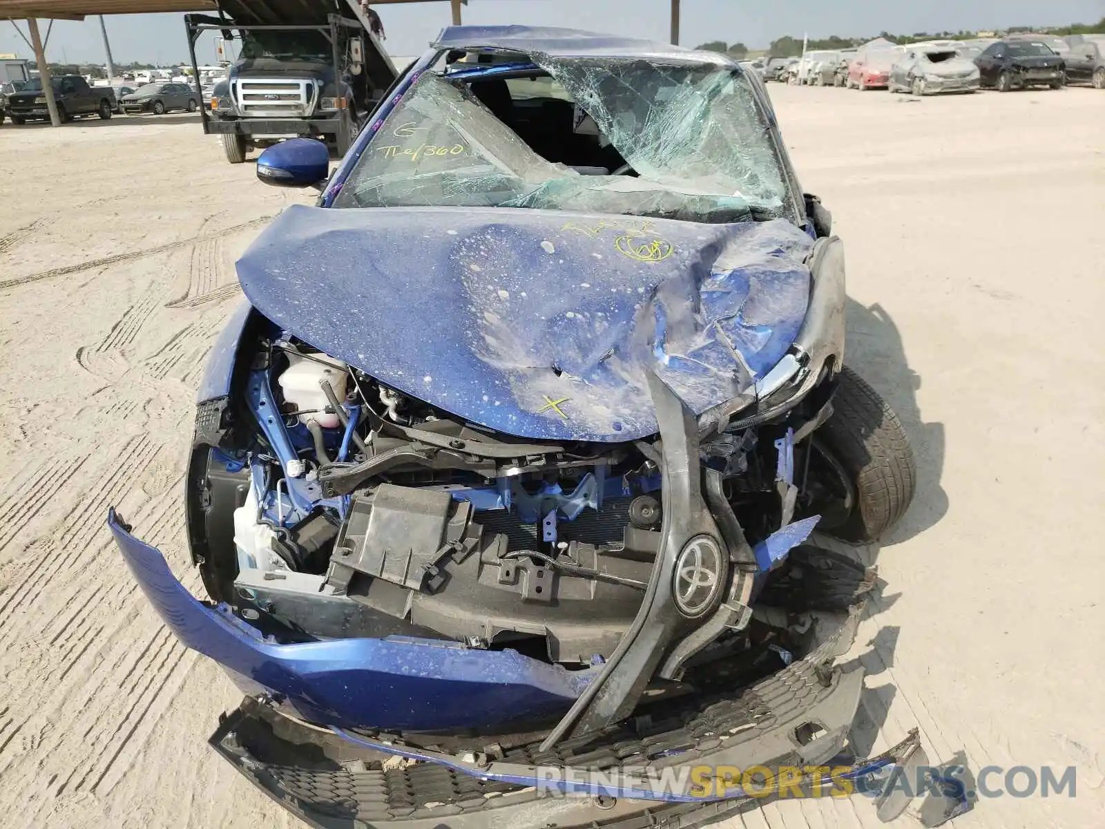 7 Photograph of a damaged car JTNKHMBX0M1110156 TOYOTA C-HR 2021