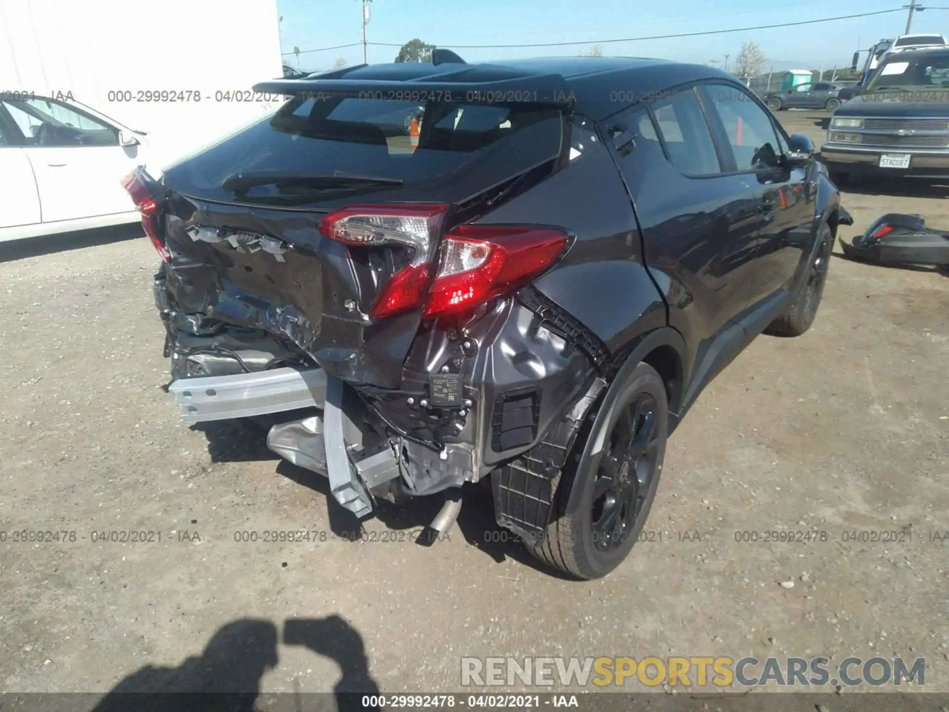 4 Photograph of a damaged car JTNKHMBX0M1110206 TOYOTA C-HR 2021