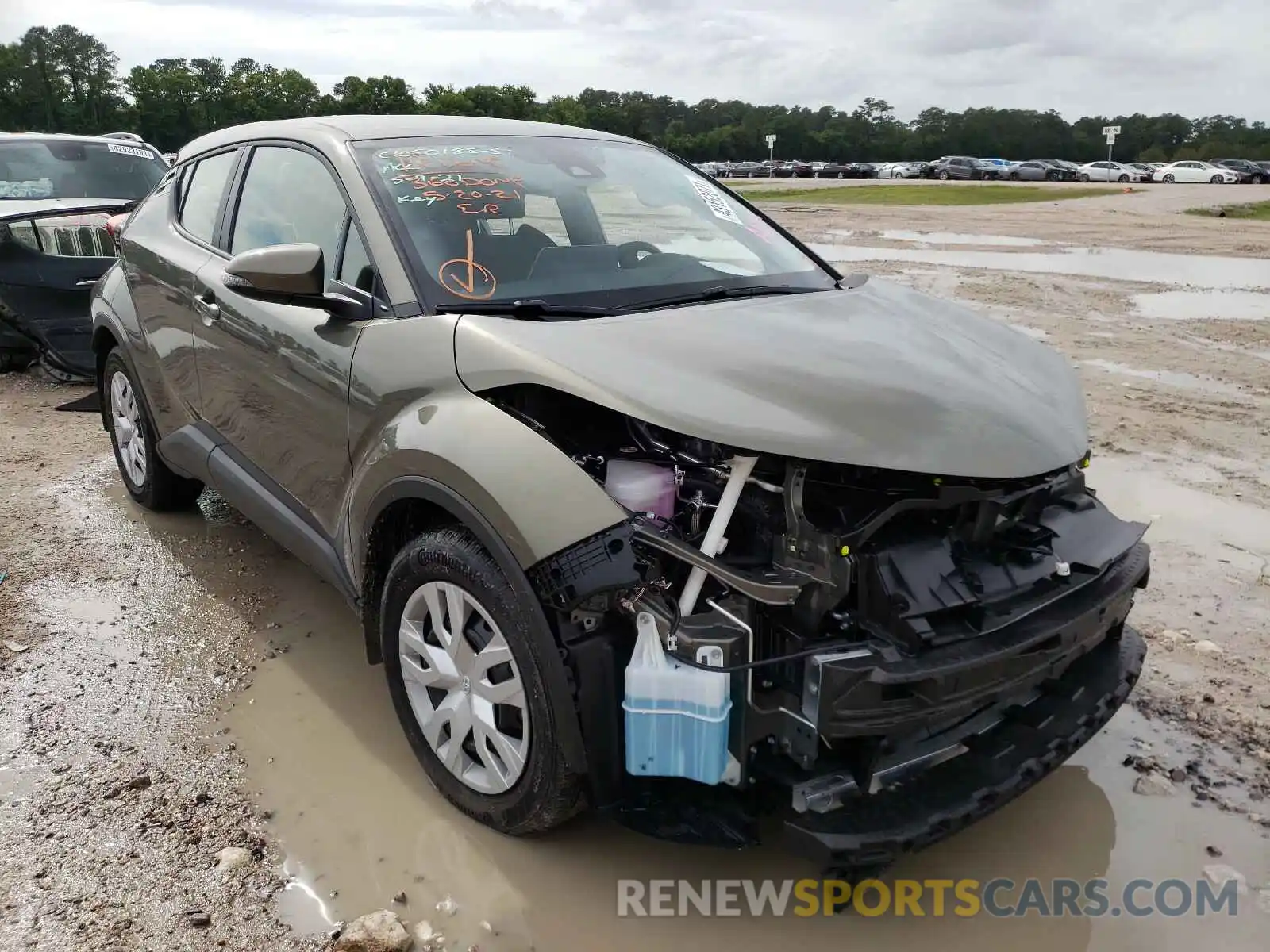 1 Photograph of a damaged car JTNKHMBX0M1114613 TOYOTA C-HR 2021