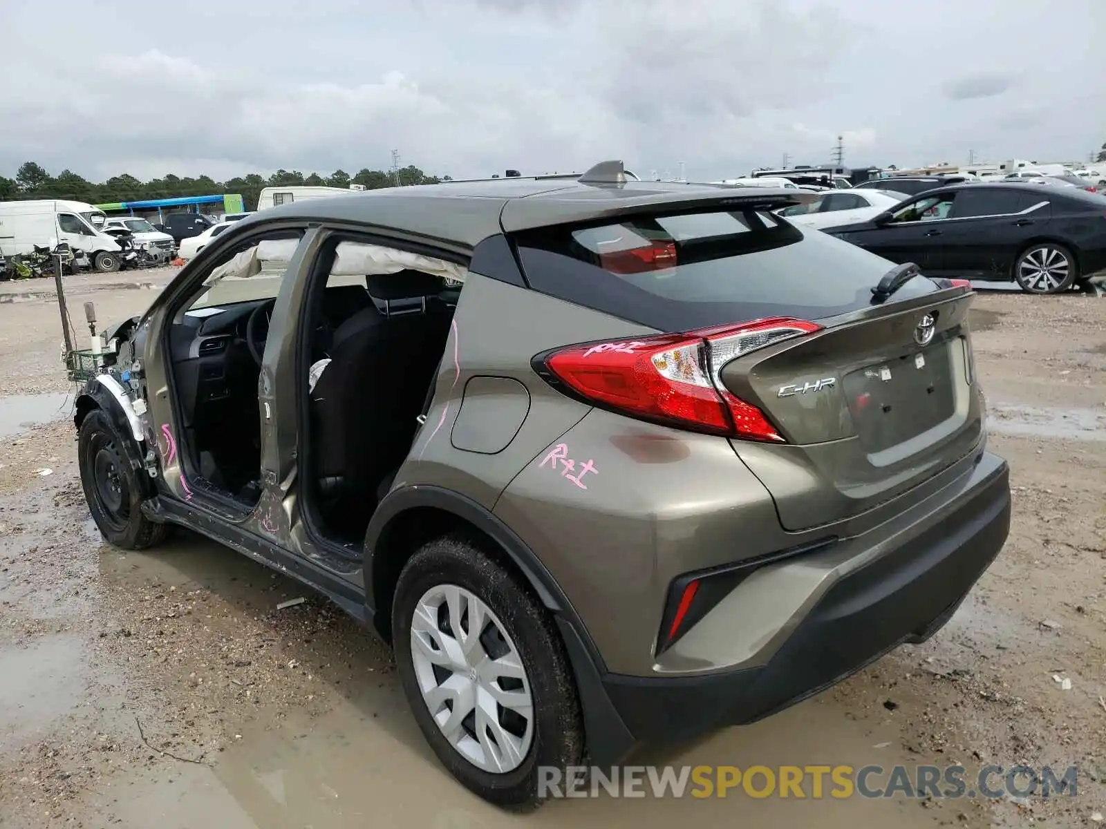 3 Photograph of a damaged car JTNKHMBX0M1114613 TOYOTA C-HR 2021