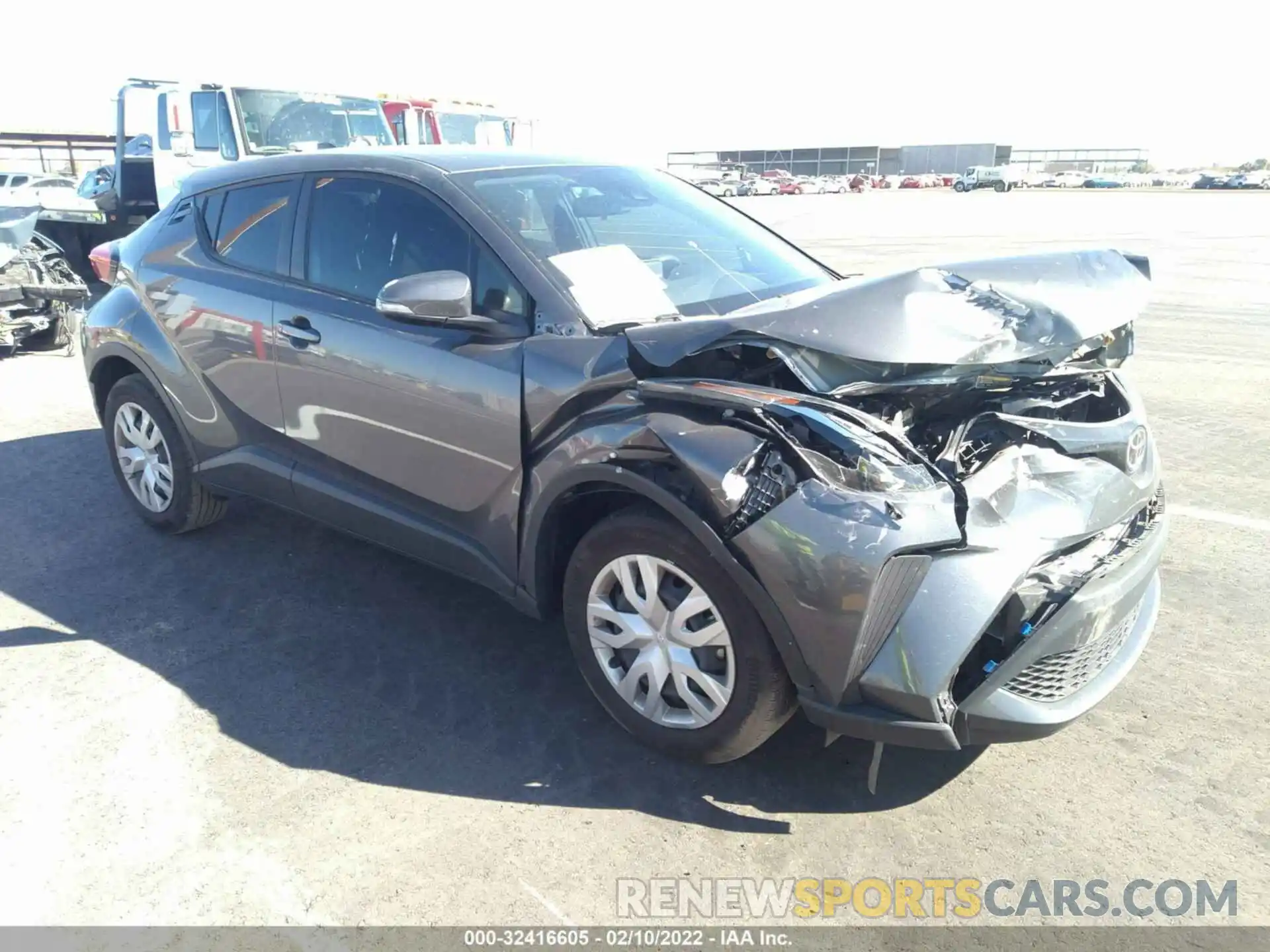 1 Photograph of a damaged car JTNKHMBX0M1117186 TOYOTA C-HR 2021