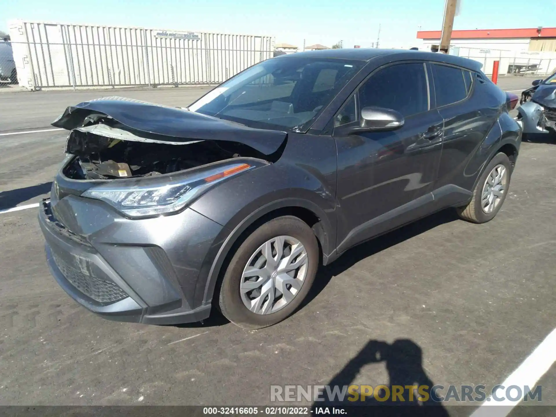 2 Photograph of a damaged car JTNKHMBX0M1117186 TOYOTA C-HR 2021