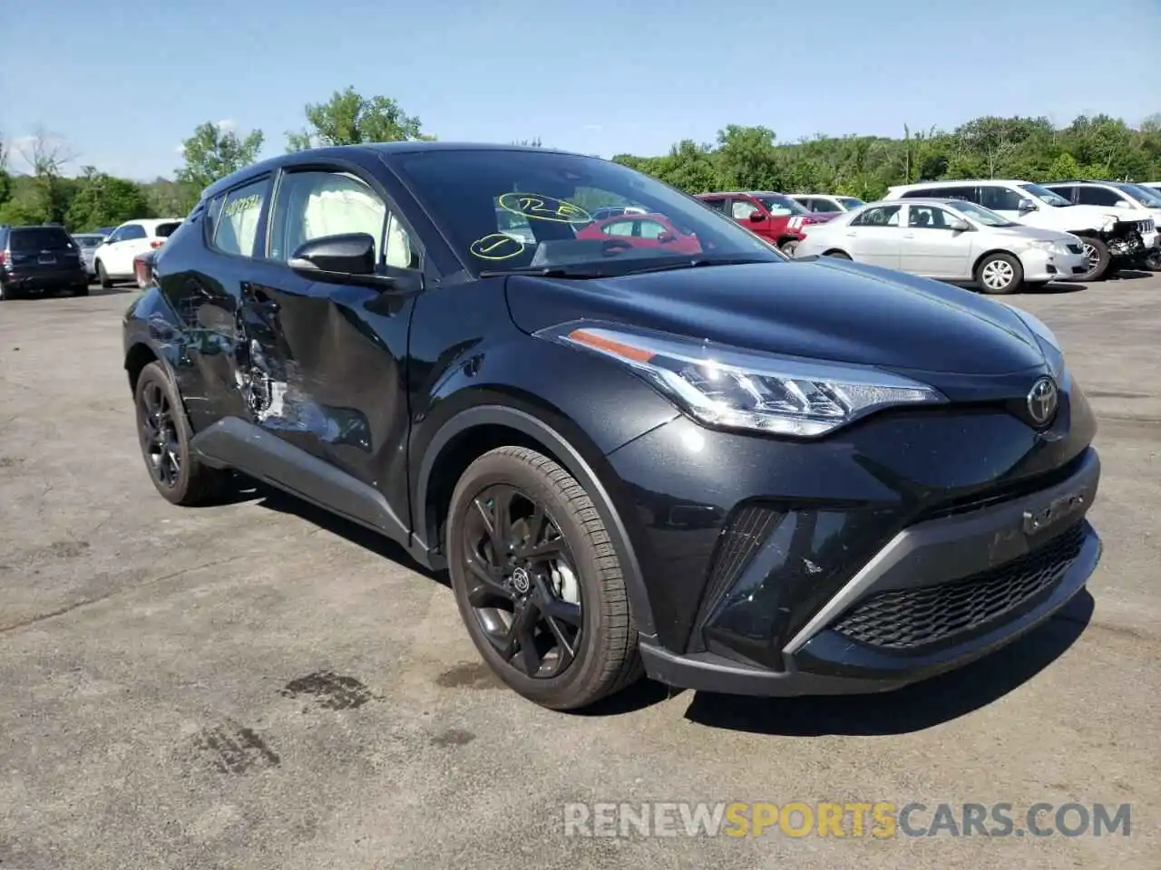 1 Photograph of a damaged car JTNKHMBX0M1118001 TOYOTA C-HR 2021