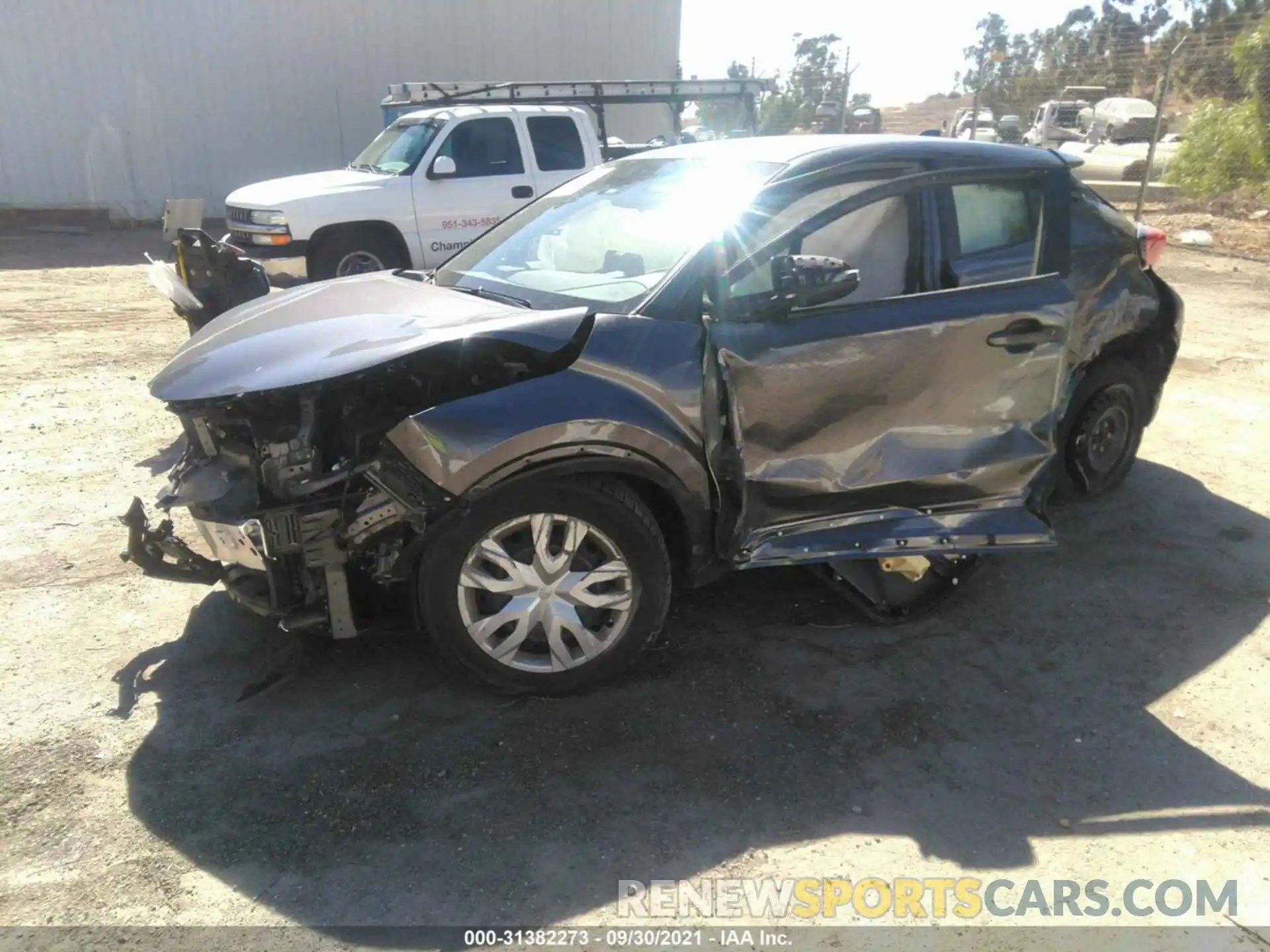 2 Photograph of a damaged car JTNKHMBX0M1120282 TOYOTA C-HR 2021