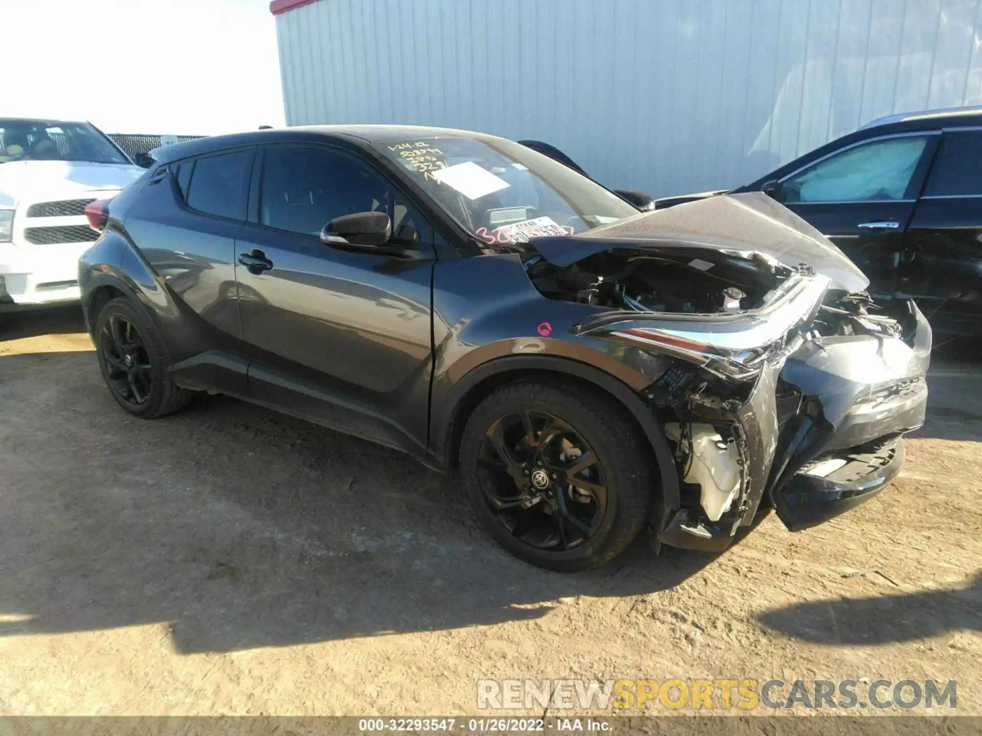 1 Photograph of a damaged car JTNKHMBX0M1120363 TOYOTA C-HR 2021