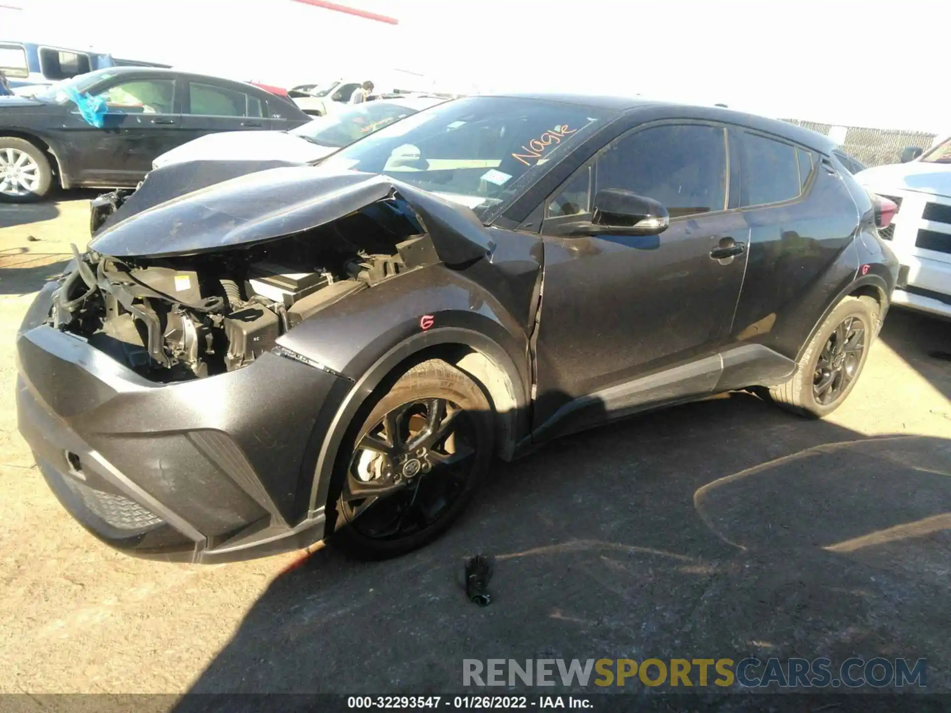 2 Photograph of a damaged car JTNKHMBX0M1120363 TOYOTA C-HR 2021