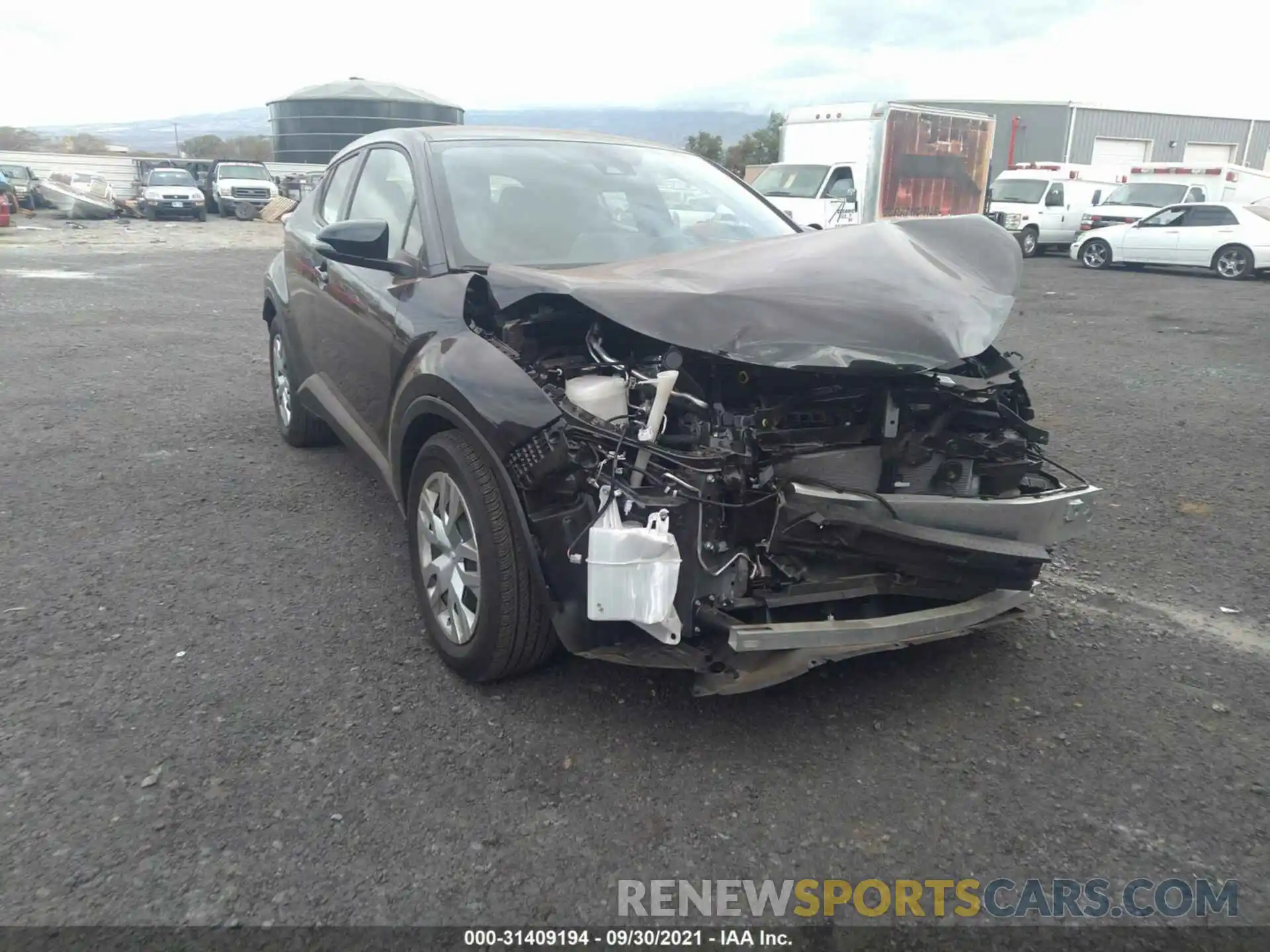 1 Photograph of a damaged car JTNKHMBX0M1121612 TOYOTA C-HR 2021