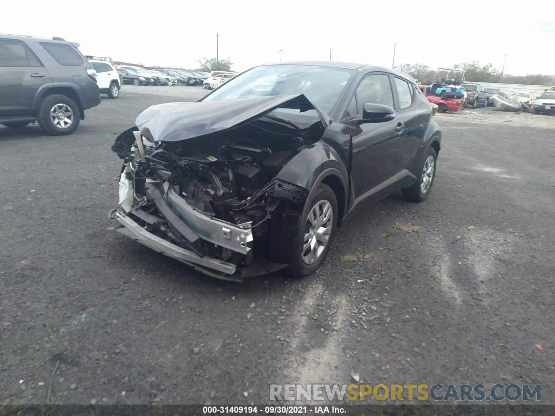 2 Photograph of a damaged car JTNKHMBX0M1121612 TOYOTA C-HR 2021