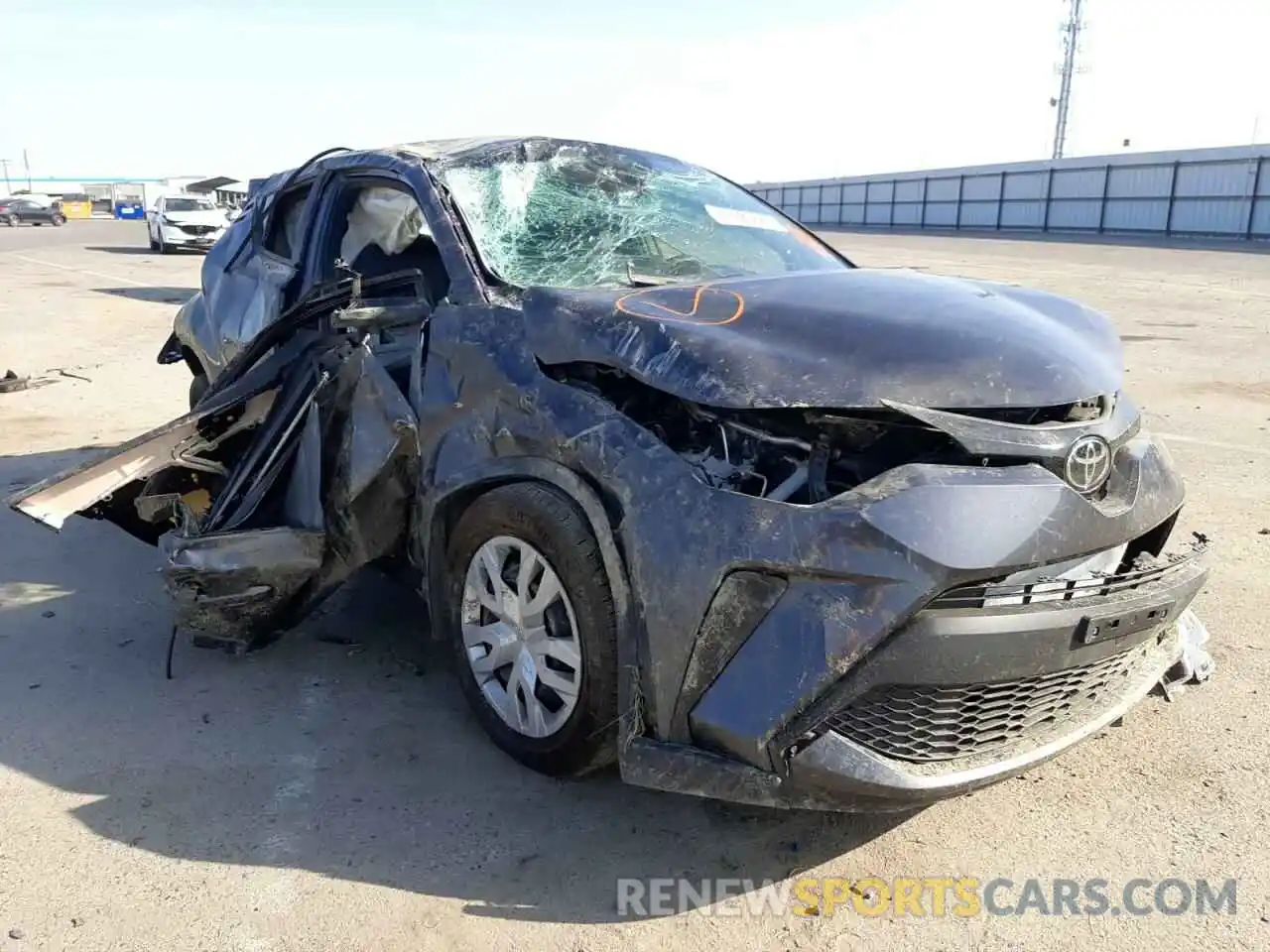 1 Photograph of a damaged car JTNKHMBX0M1121853 TOYOTA C-HR 2021