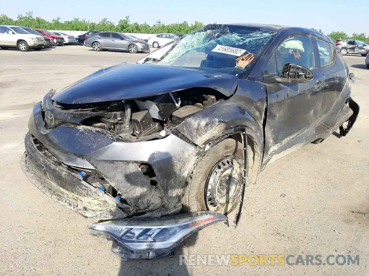 2 Photograph of a damaged car JTNKHMBX0M1121853 TOYOTA C-HR 2021