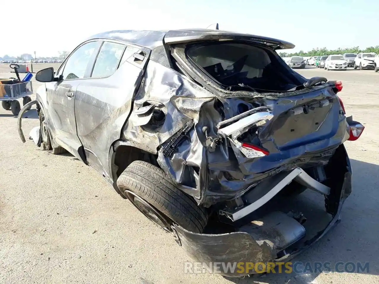 3 Photograph of a damaged car JTNKHMBX0M1121853 TOYOTA C-HR 2021