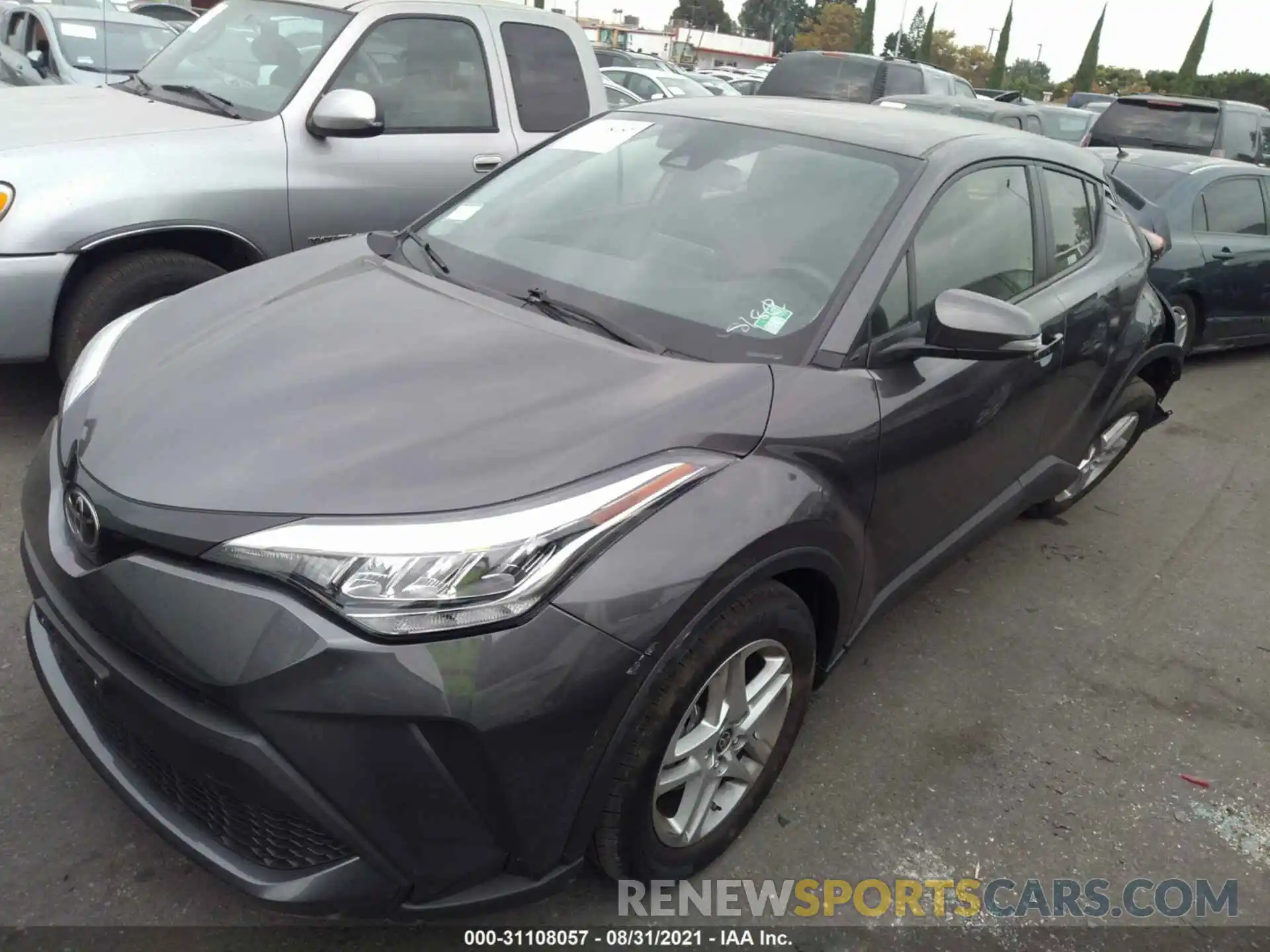 2 Photograph of a damaged car JTNKHMBX0M1122890 TOYOTA C-HR 2021