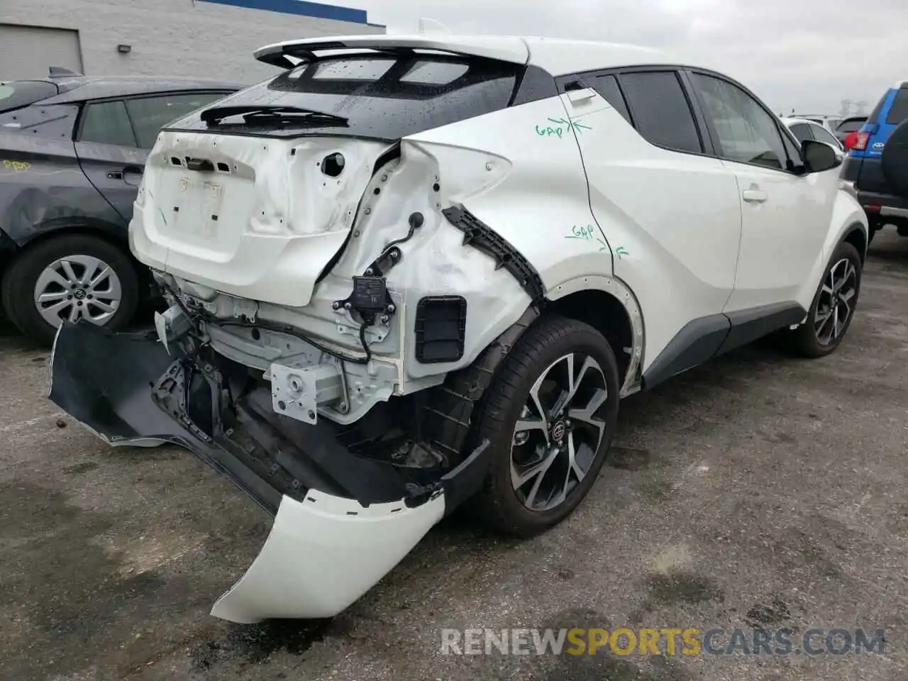 4 Photograph of a damaged car JTNKHMBX0M1125711 TOYOTA C-HR 2021