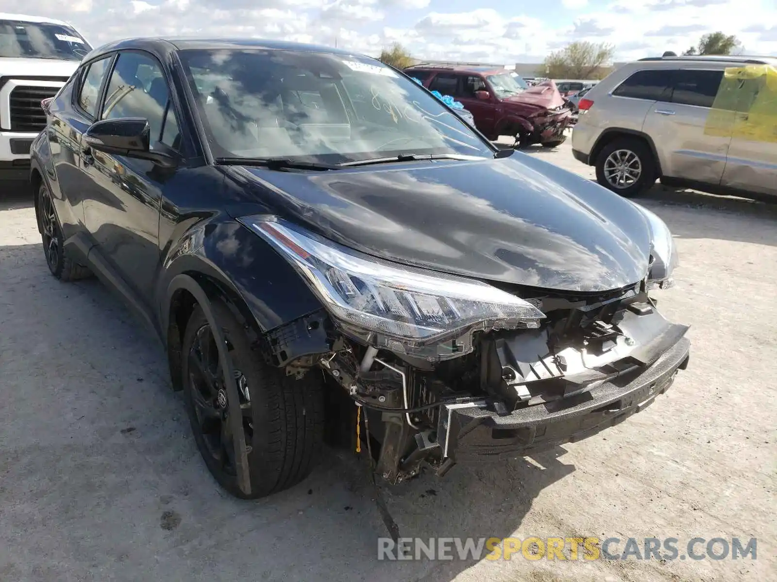 1 Photograph of a damaged car JTNKHMBX0M1125871 TOYOTA C-HR 2021