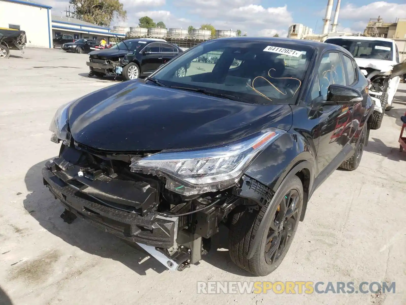 2 Photograph of a damaged car JTNKHMBX0M1125871 TOYOTA C-HR 2021