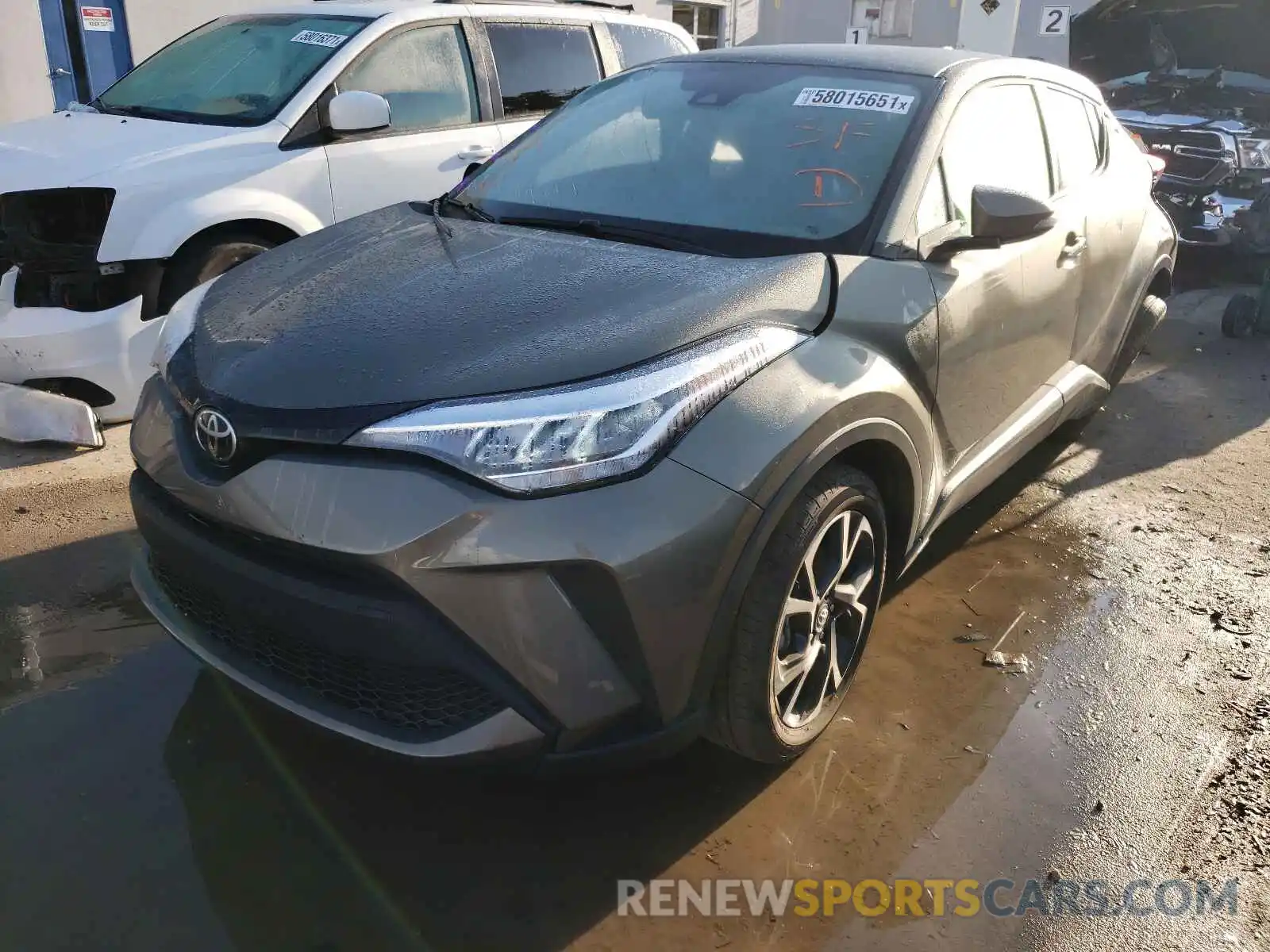 2 Photograph of a damaged car JTNKHMBX0M1126048 TOYOTA C-HR 2021