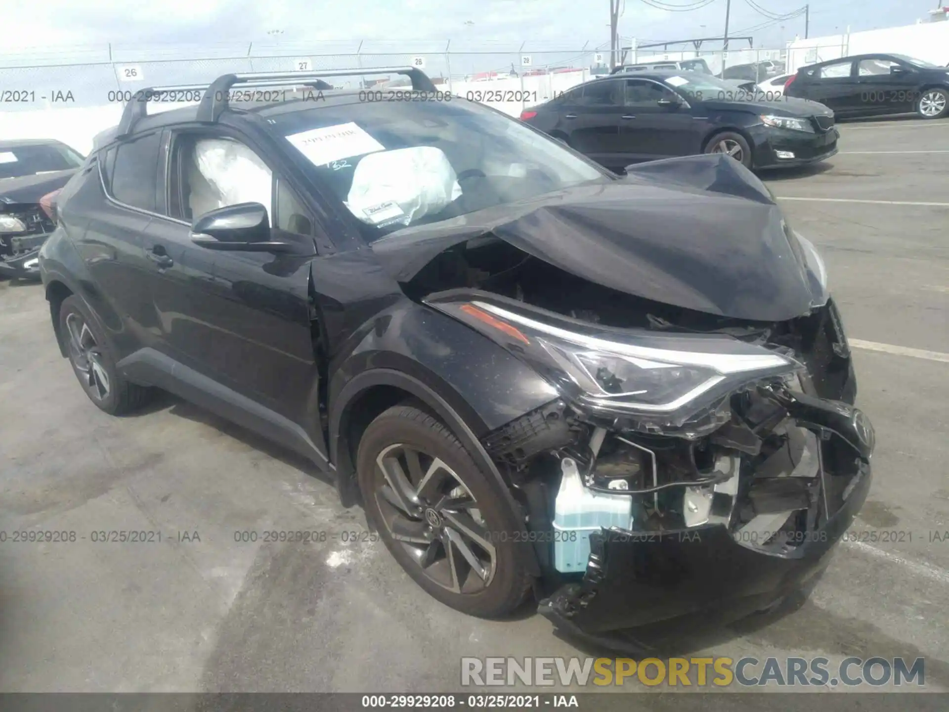 1 Photograph of a damaged car JTNKHMBX1M1096316 TOYOTA C-HR 2021