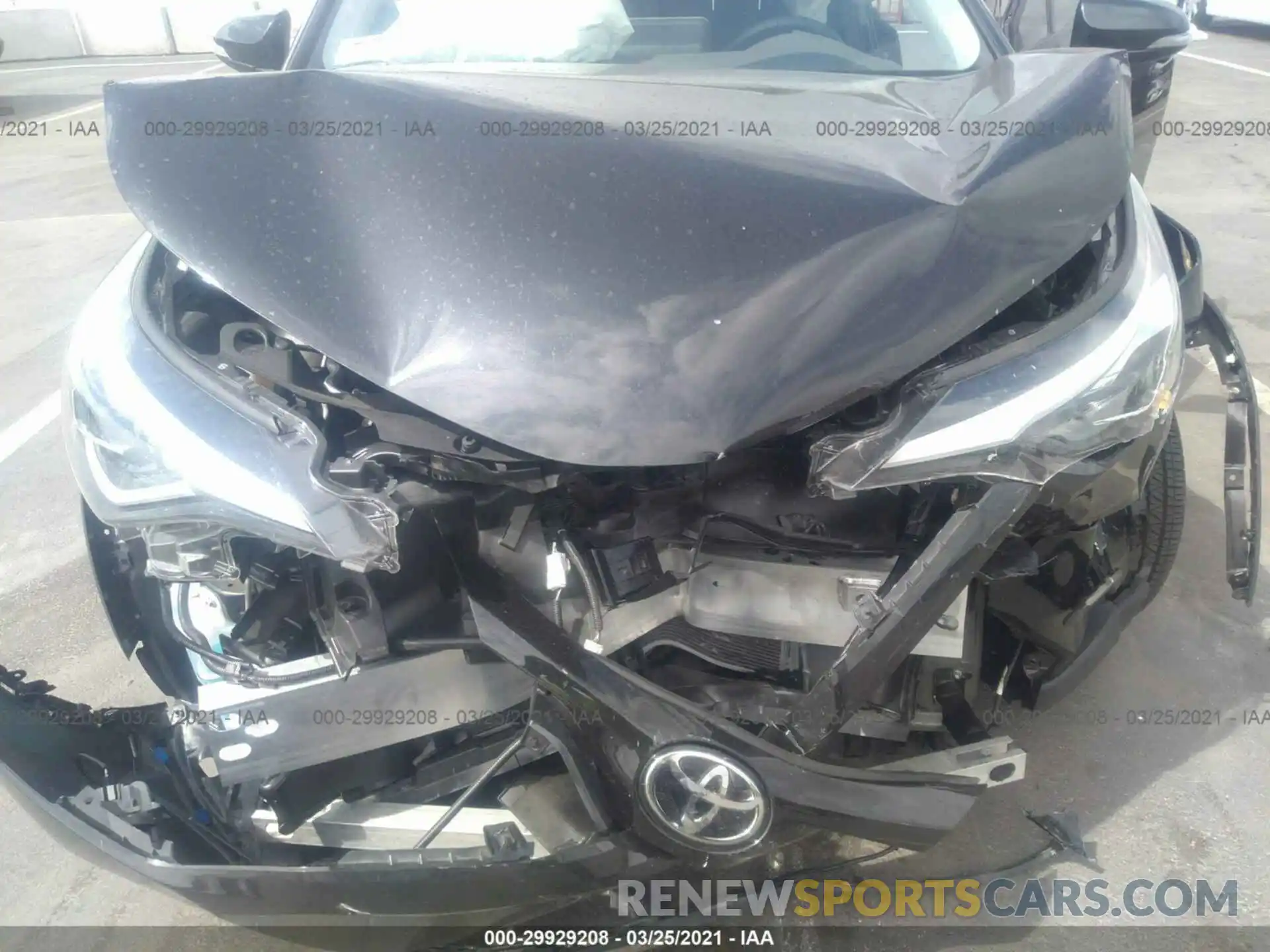 10 Photograph of a damaged car JTNKHMBX1M1096316 TOYOTA C-HR 2021