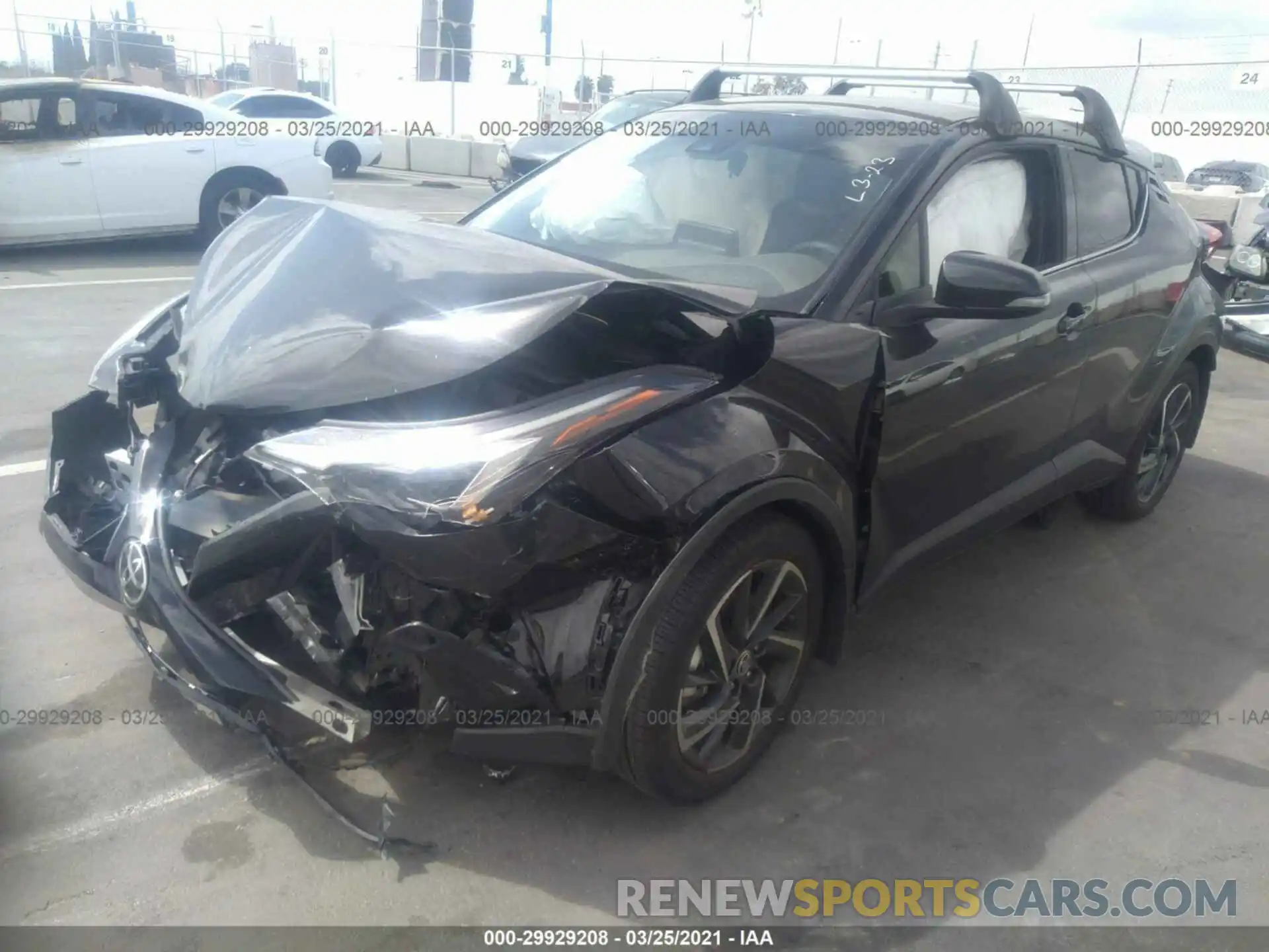 2 Photograph of a damaged car JTNKHMBX1M1096316 TOYOTA C-HR 2021