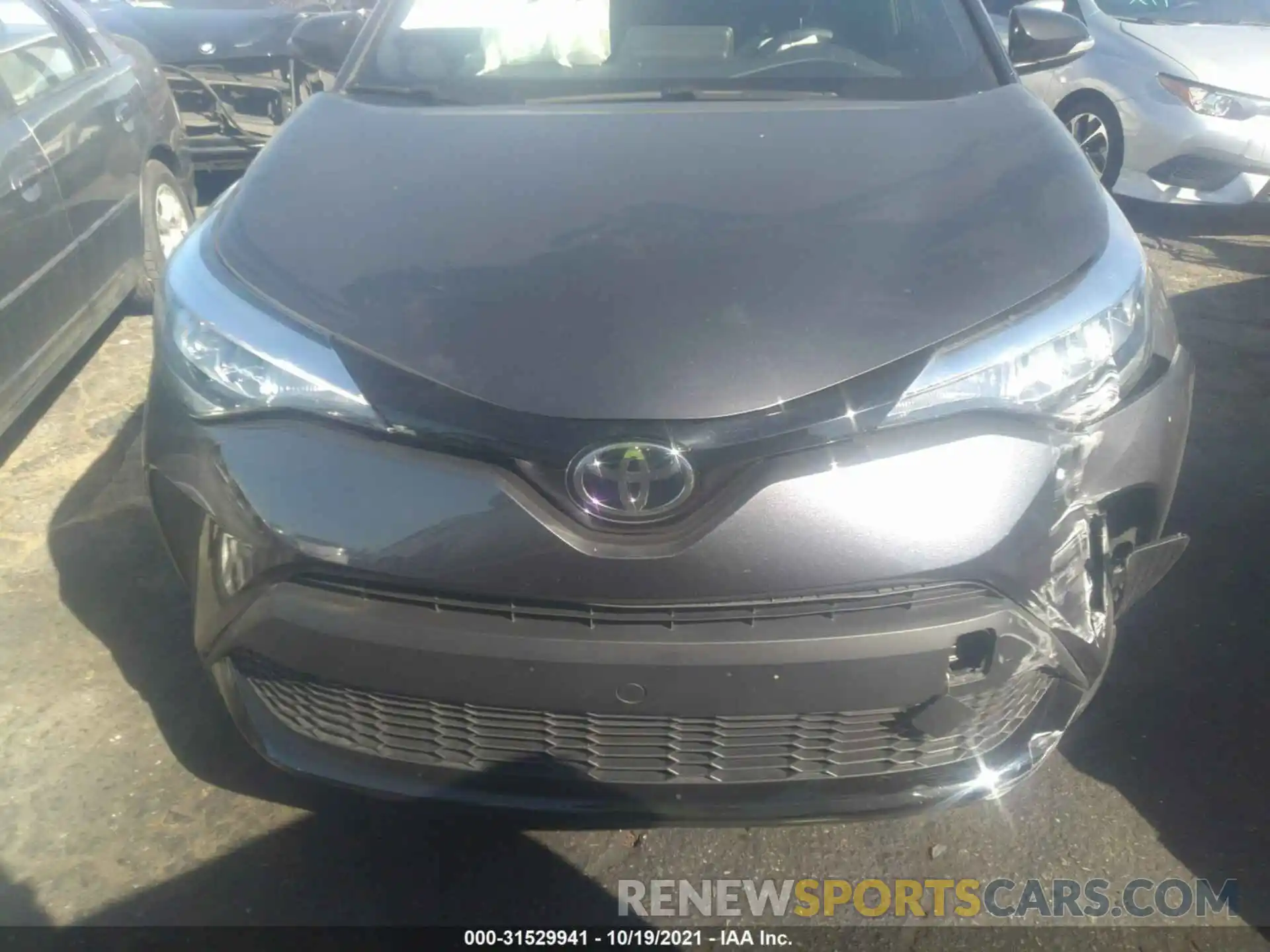 6 Photograph of a damaged car JTNKHMBX1M1099541 TOYOTA C-HR 2021