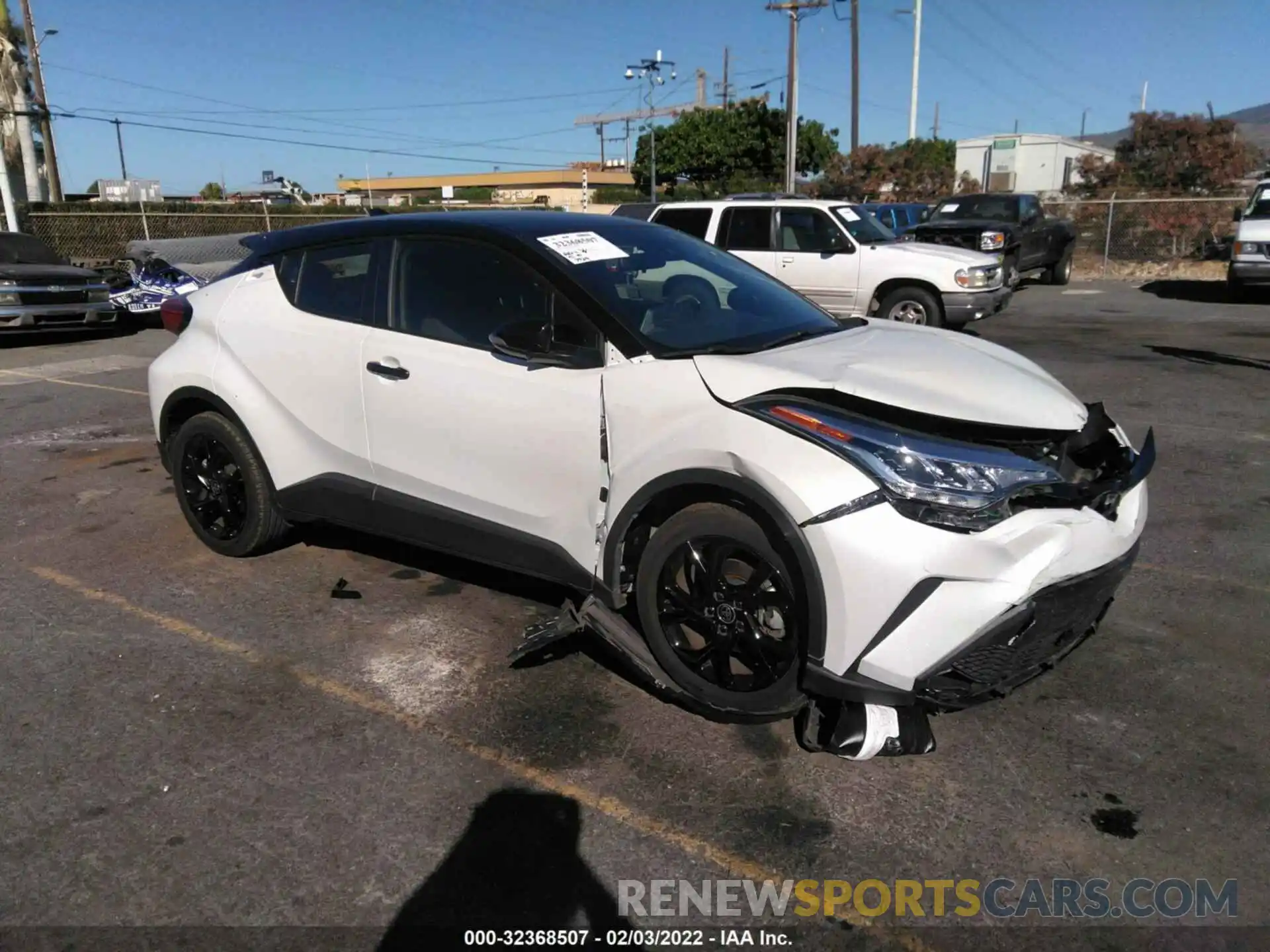 1 Photograph of a damaged car JTNKHMBX1M1100056 TOYOTA C-HR 2021