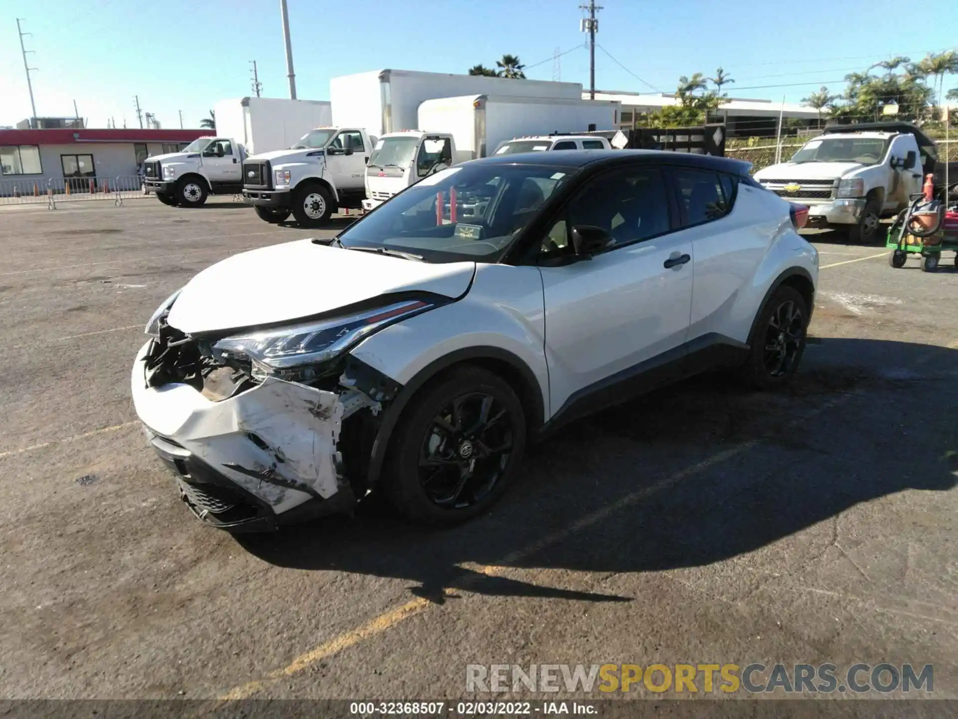 2 Photograph of a damaged car JTNKHMBX1M1100056 TOYOTA C-HR 2021