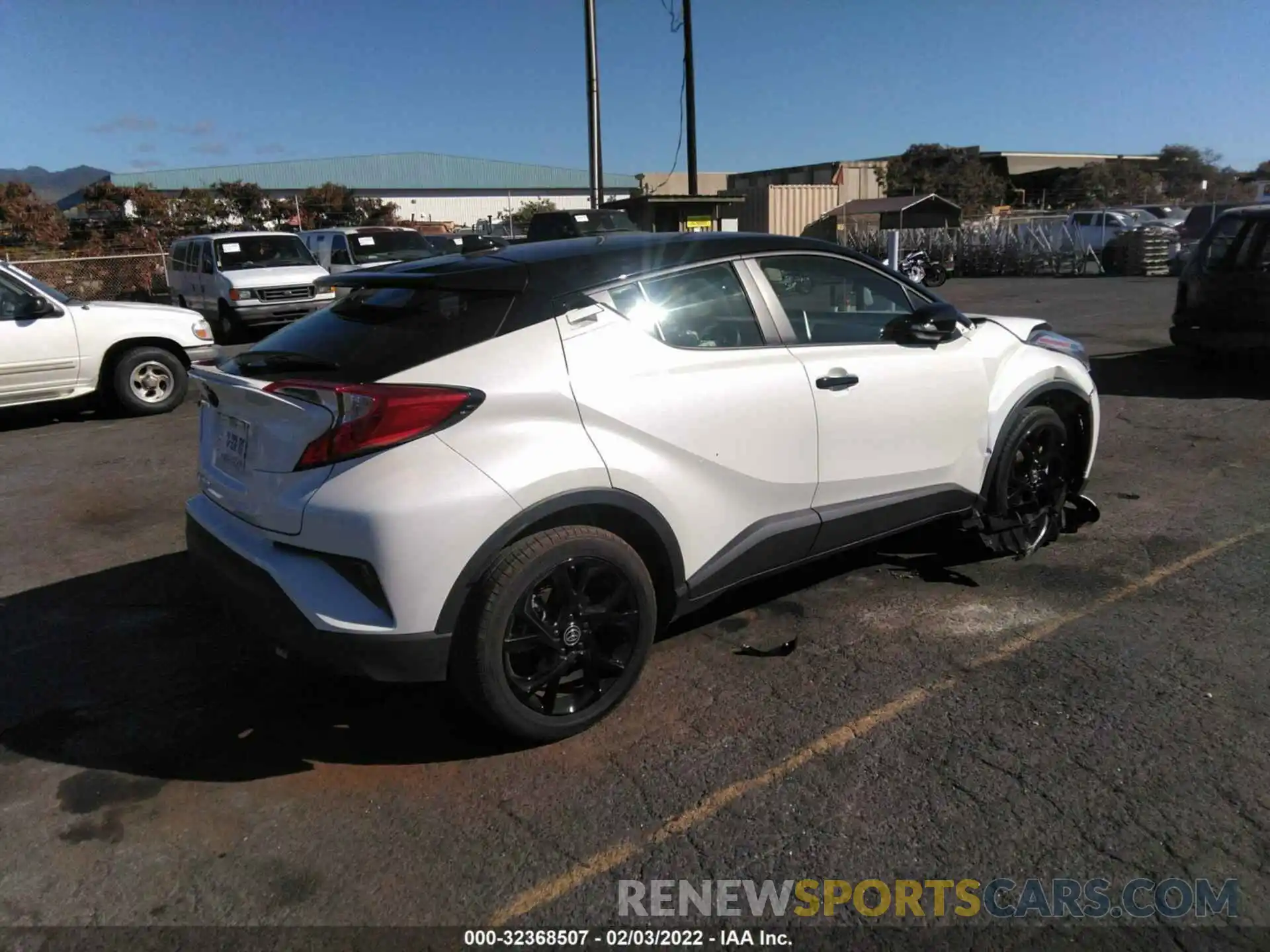 4 Photograph of a damaged car JTNKHMBX1M1100056 TOYOTA C-HR 2021