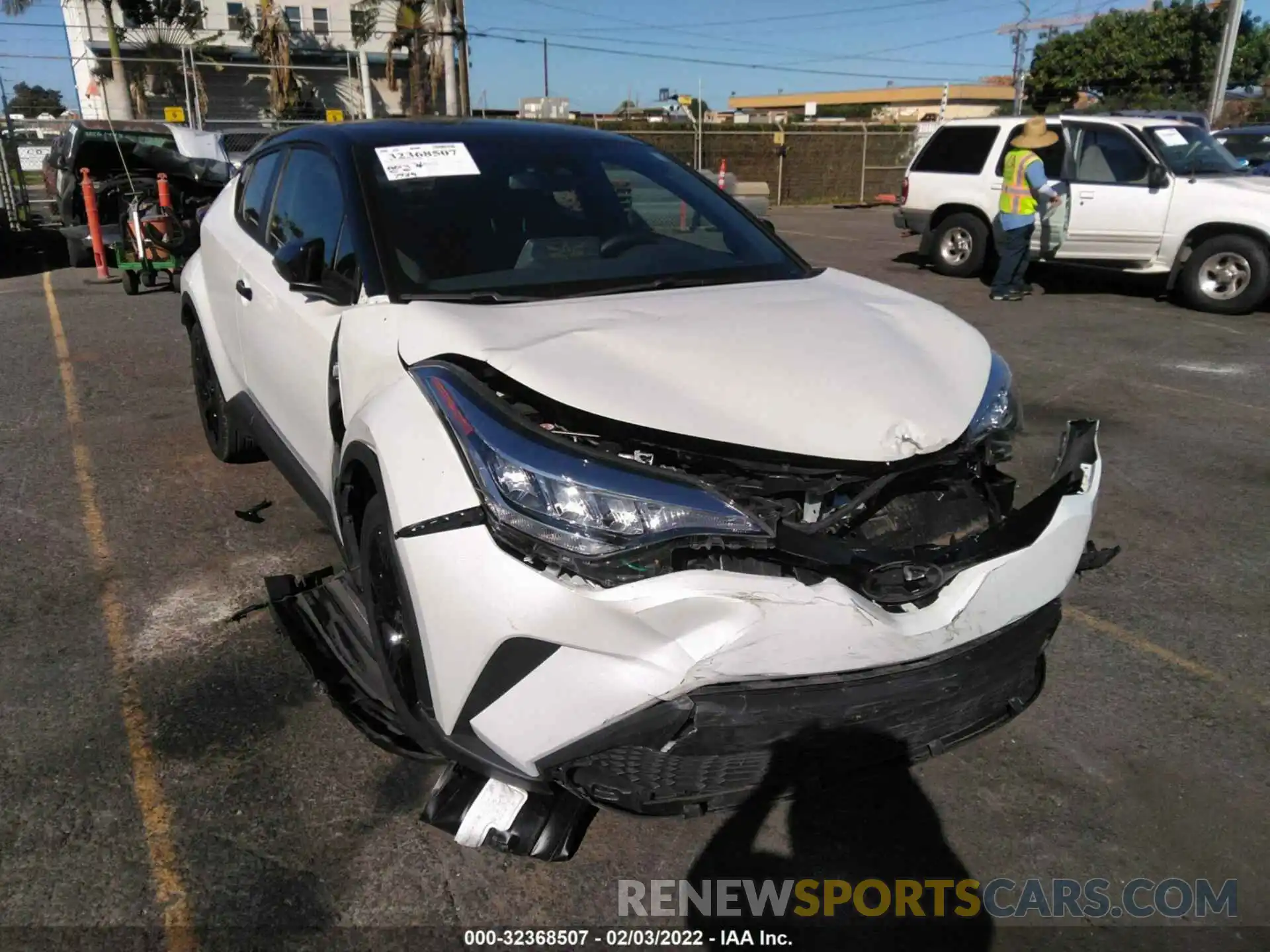 6 Photograph of a damaged car JTNKHMBX1M1100056 TOYOTA C-HR 2021