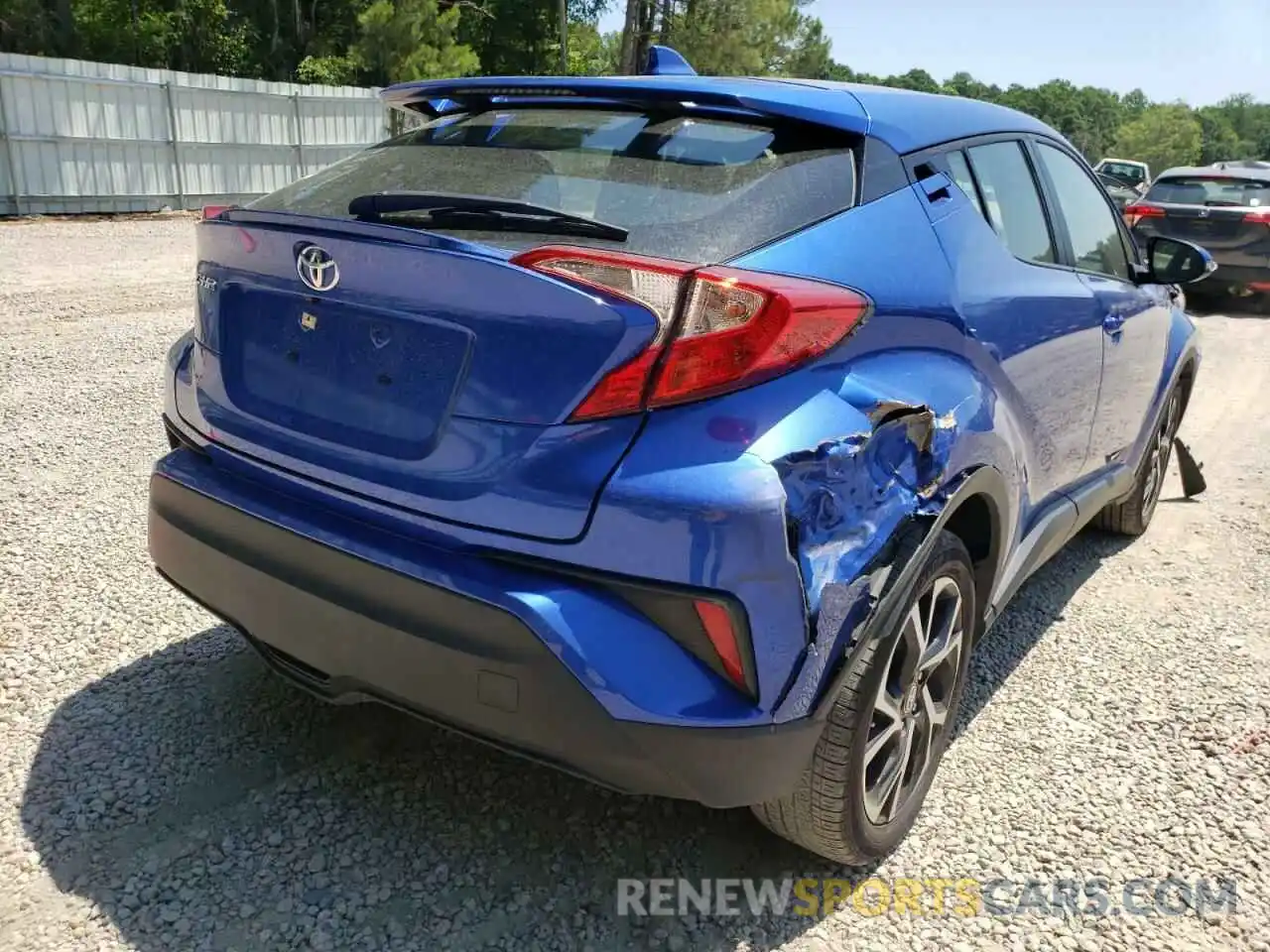 4 Photograph of a damaged car JTNKHMBX1M1102549 TOYOTA C-HR 2021