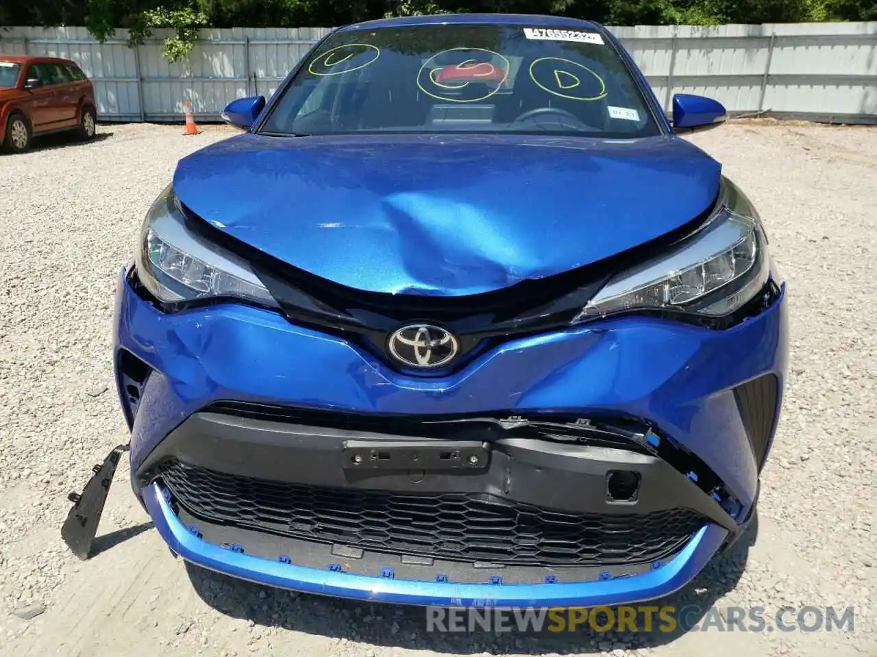 9 Photograph of a damaged car JTNKHMBX1M1102549 TOYOTA C-HR 2021