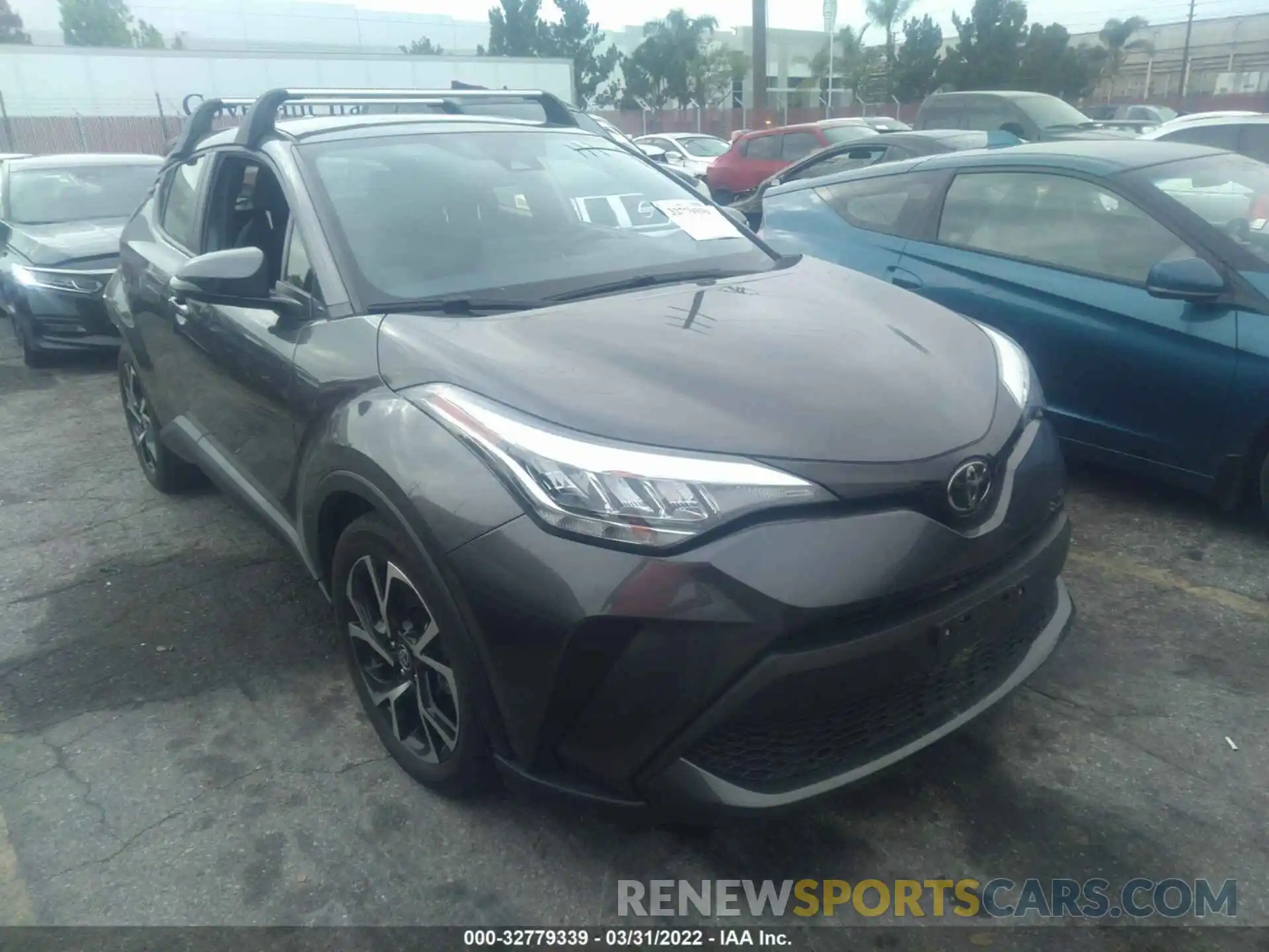 1 Photograph of a damaged car JTNKHMBX1M1107248 TOYOTA C-HR 2021