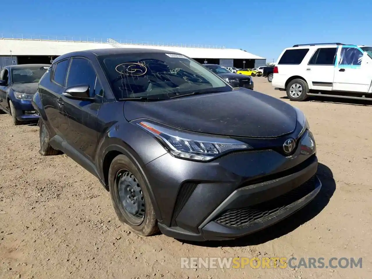 1 Photograph of a damaged car JTNKHMBX1M1109842 TOYOTA C-HR 2021