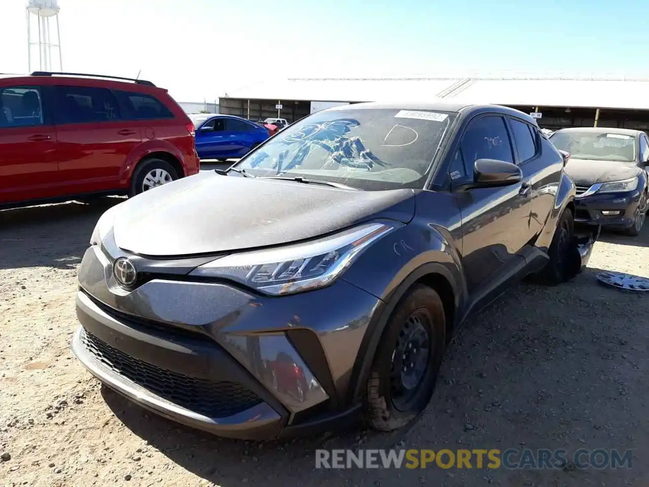 2 Photograph of a damaged car JTNKHMBX1M1109842 TOYOTA C-HR 2021