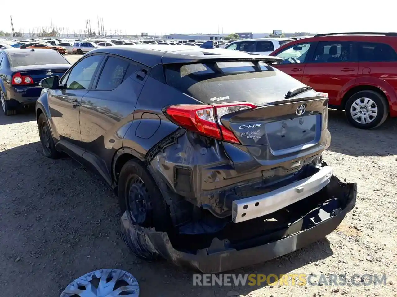 3 Photograph of a damaged car JTNKHMBX1M1109842 TOYOTA C-HR 2021