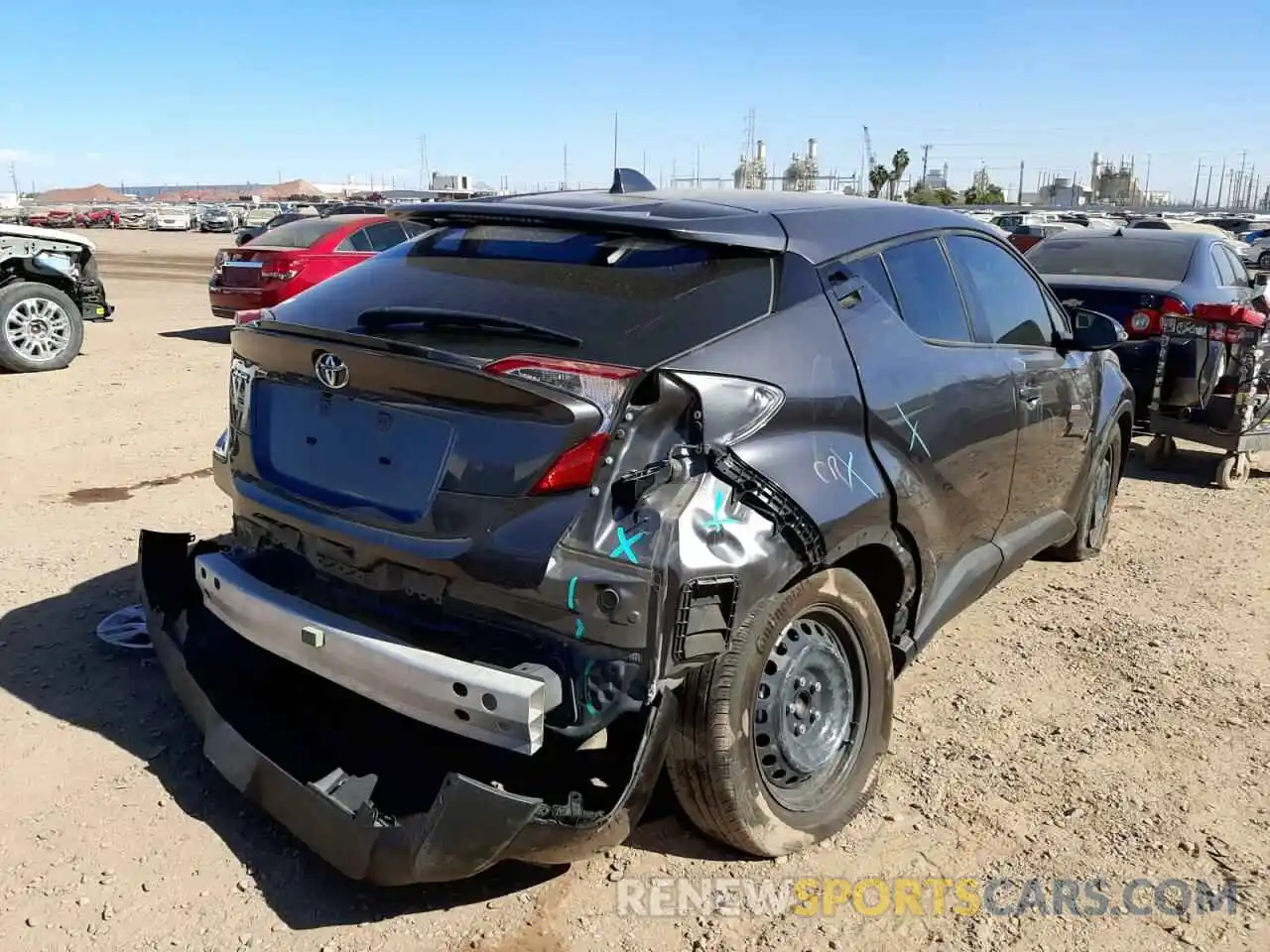 4 Photograph of a damaged car JTNKHMBX1M1109842 TOYOTA C-HR 2021